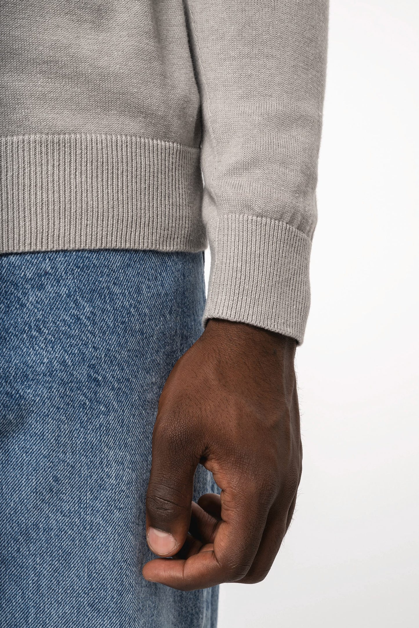 K970 - Maglione uomo mezza zip