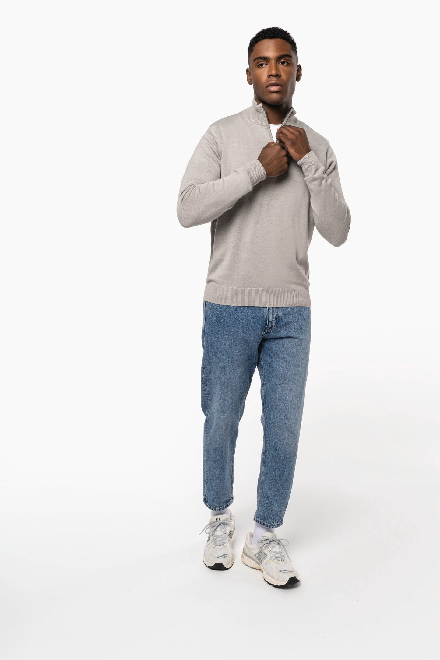 K970 - Maglione uomo mezza zip