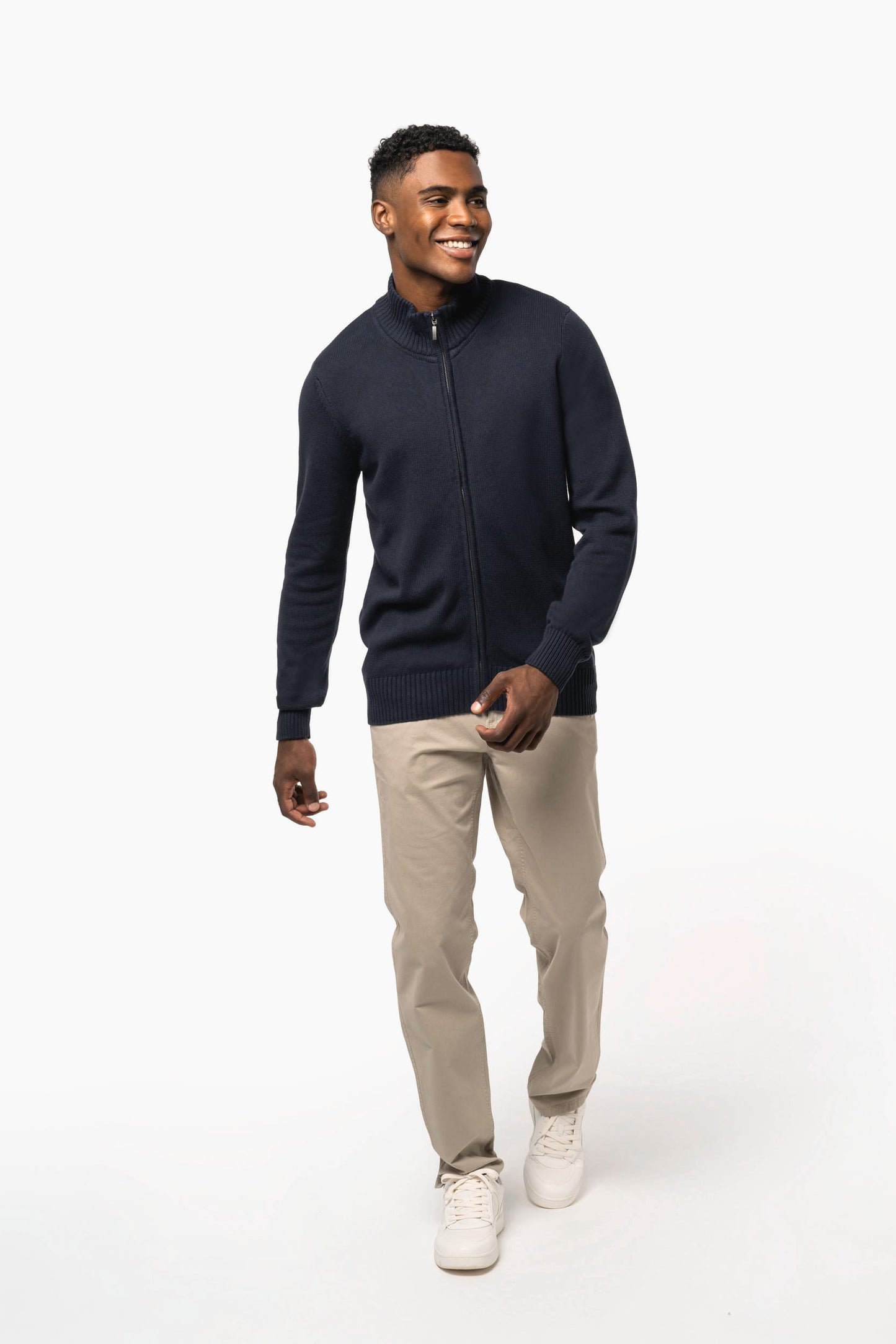 K971 - Cardigan uomo full zip