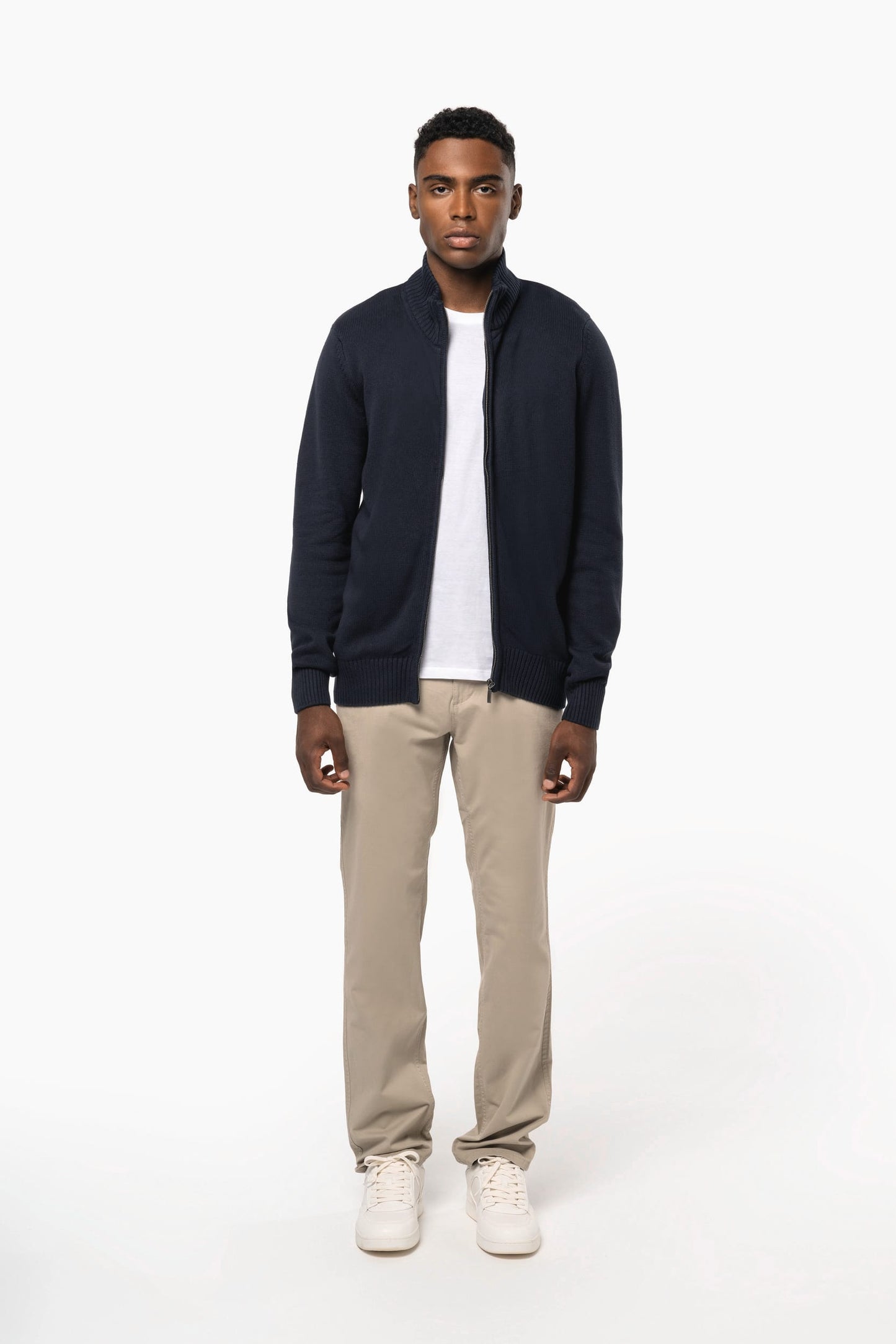 K971 - Cardigan uomo full zip