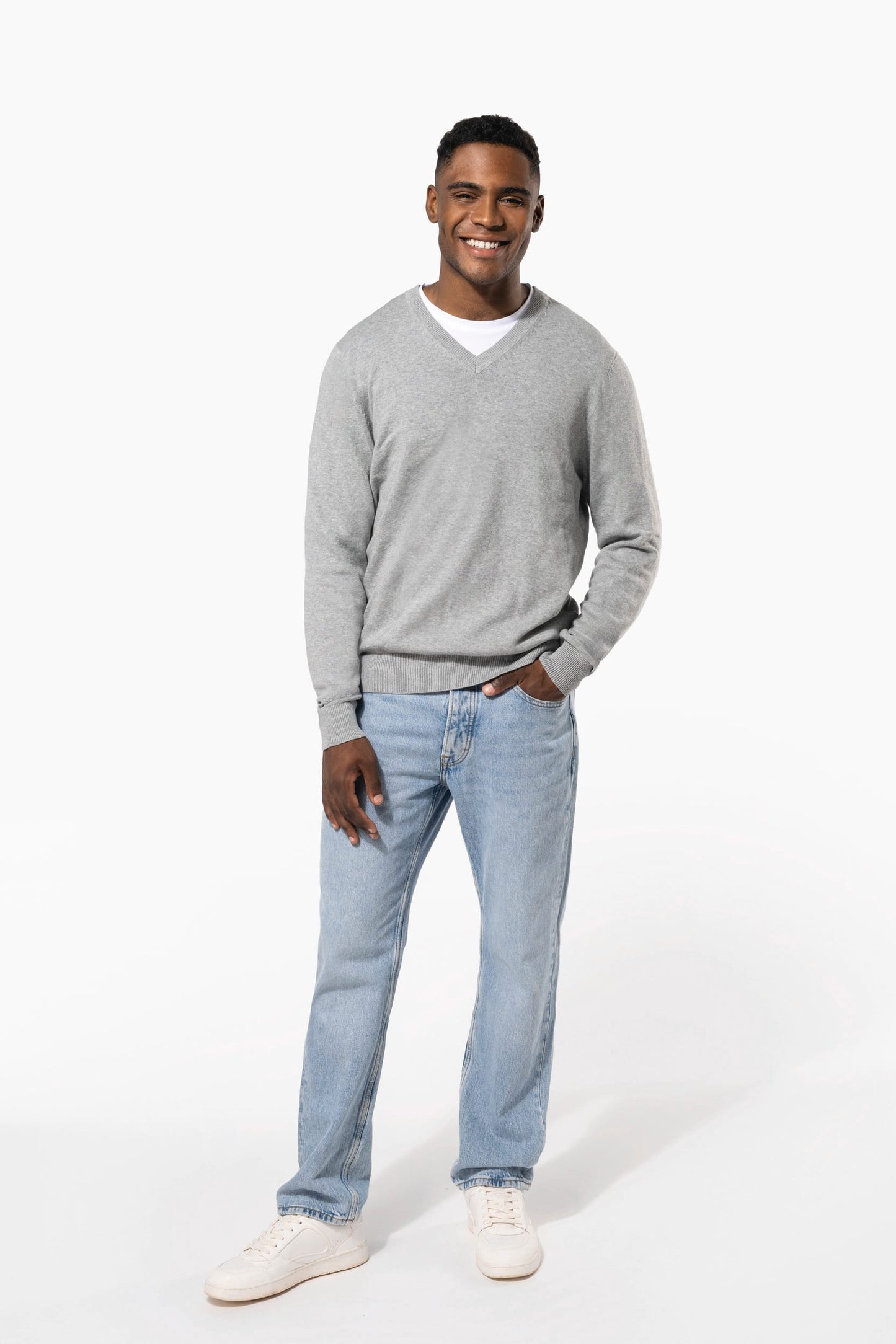 K982 - Maglione Premium scollo a V