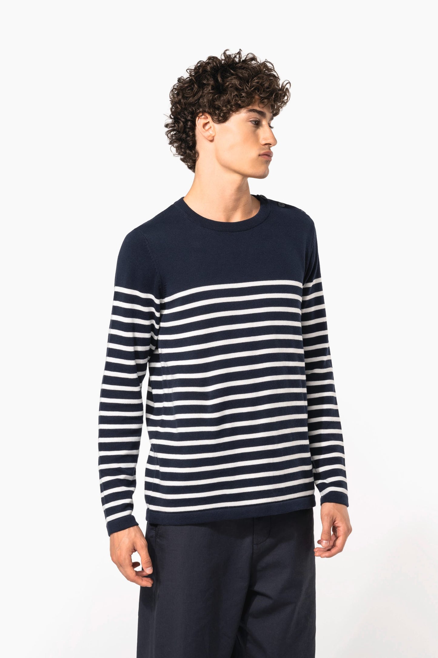 K989 - Pullover uomo stile marinaio