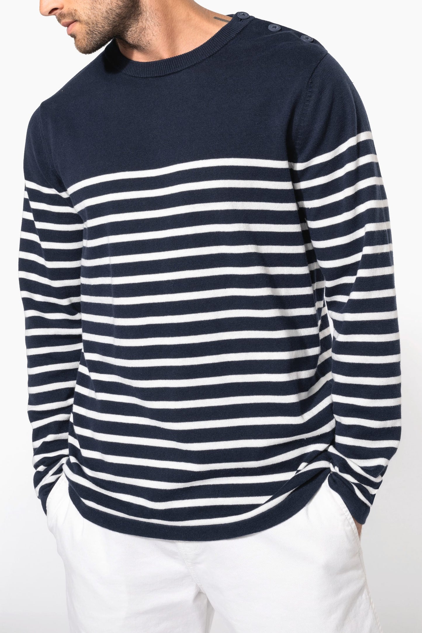 K989 - Pullover uomo stile marinaio