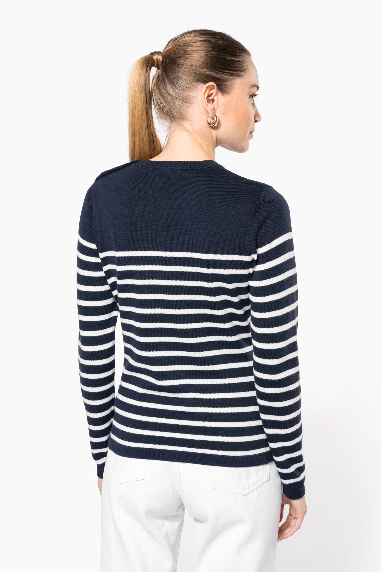 K990 - Pullover donna stile marinaio