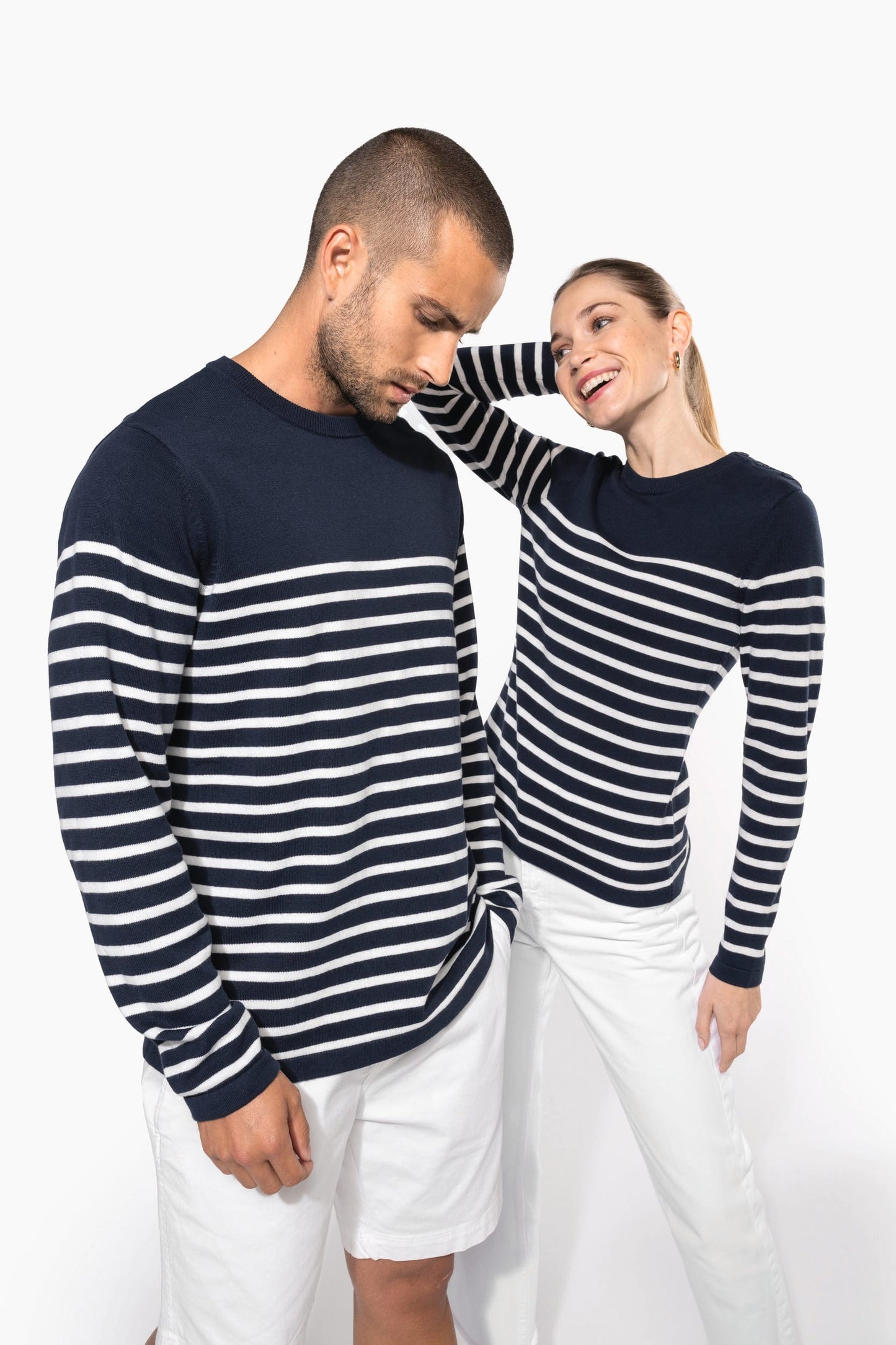 K990 - Pullover donna stile marinaio