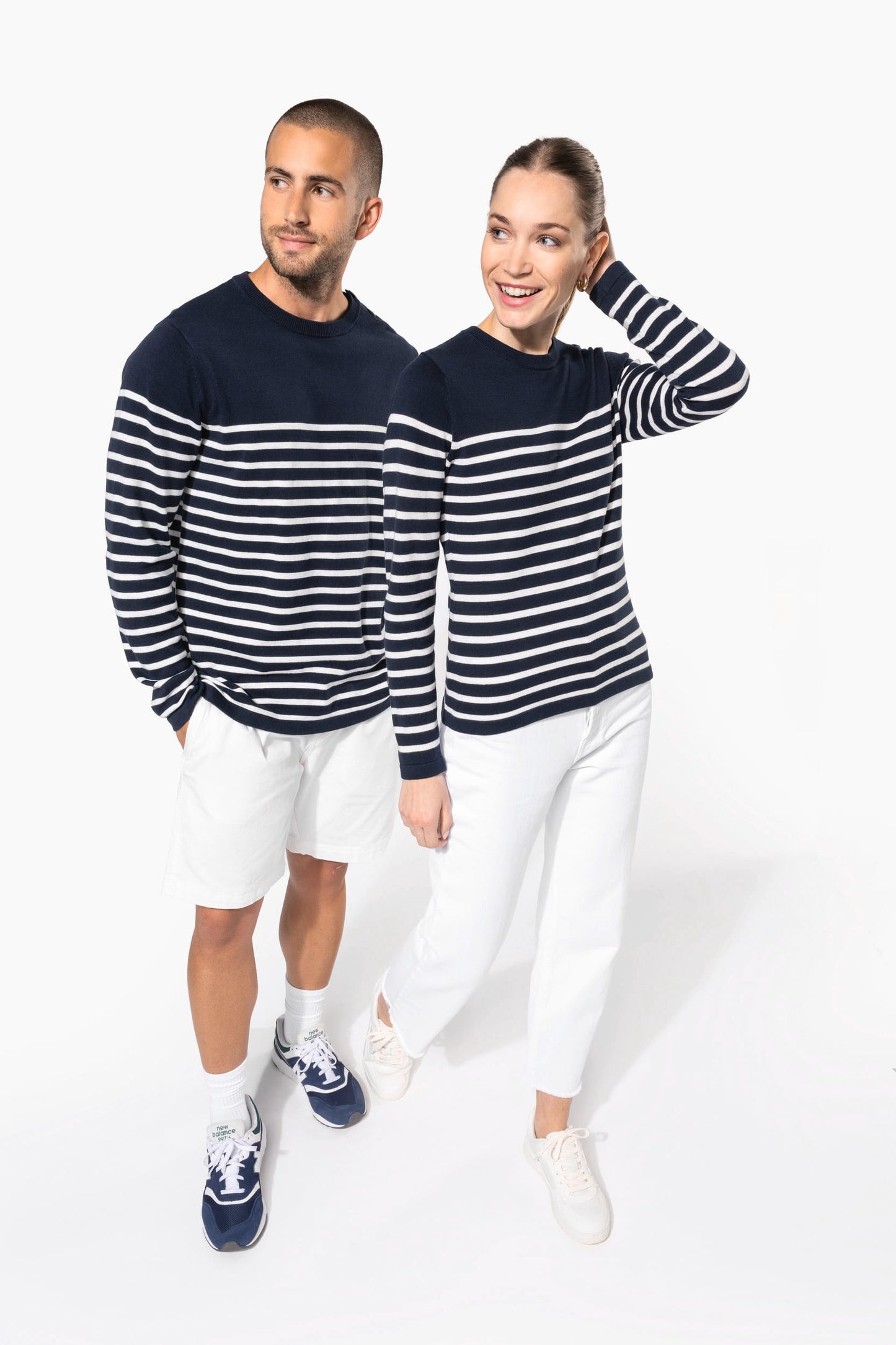 K990 - Pullover donna stile marinaio