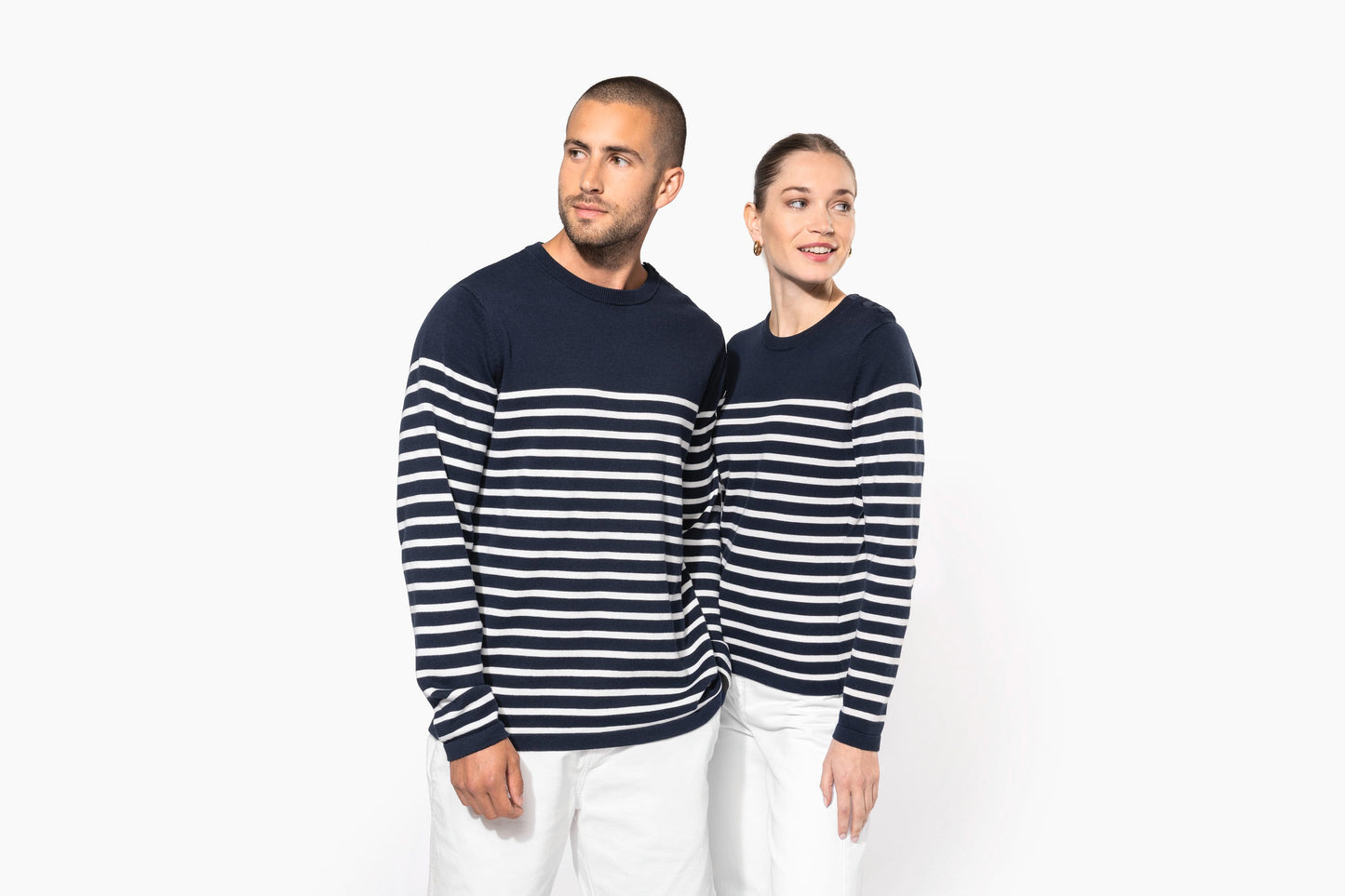 K990 - Pullover donna stile marinaio