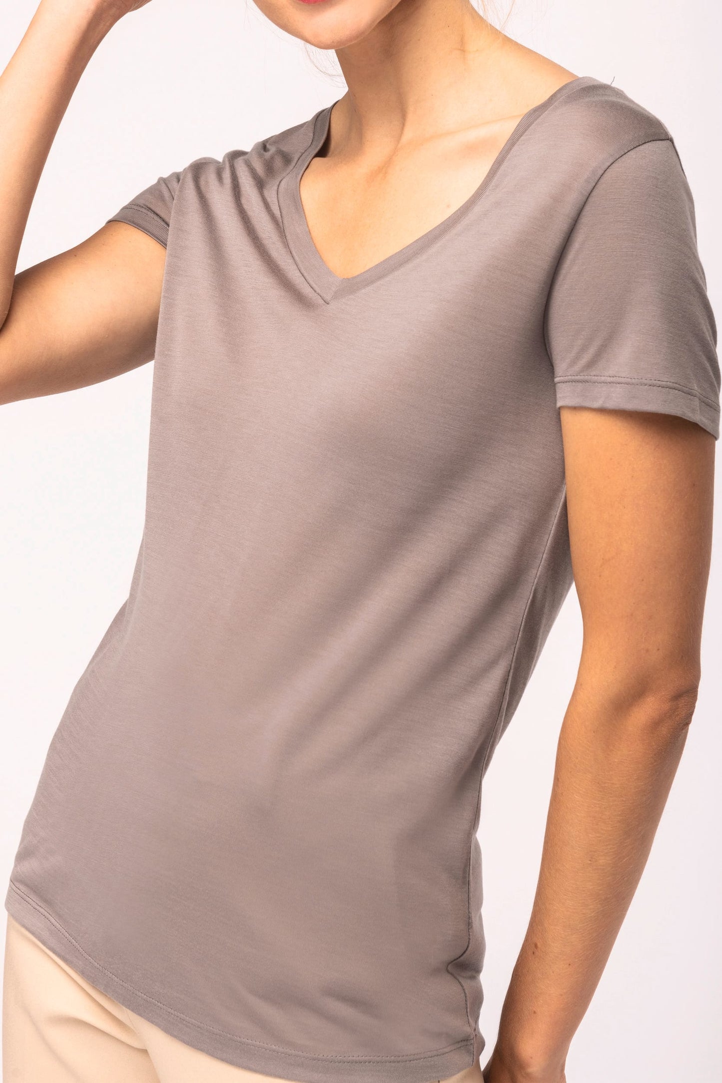 KNS323 - T-shirt donna Lyocell TENCEL