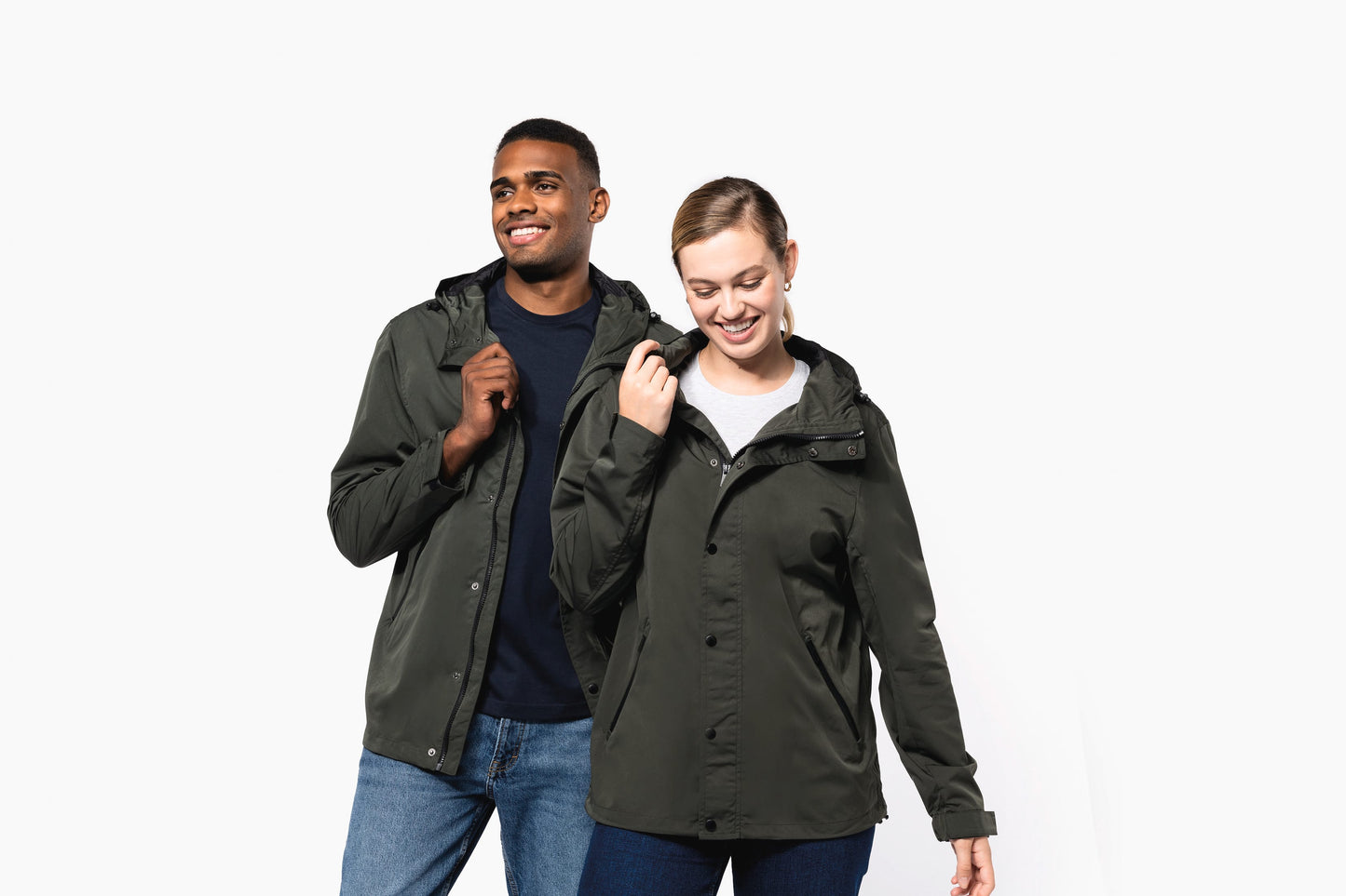 KNS600 - Giacca leggera con cappuccio unisex