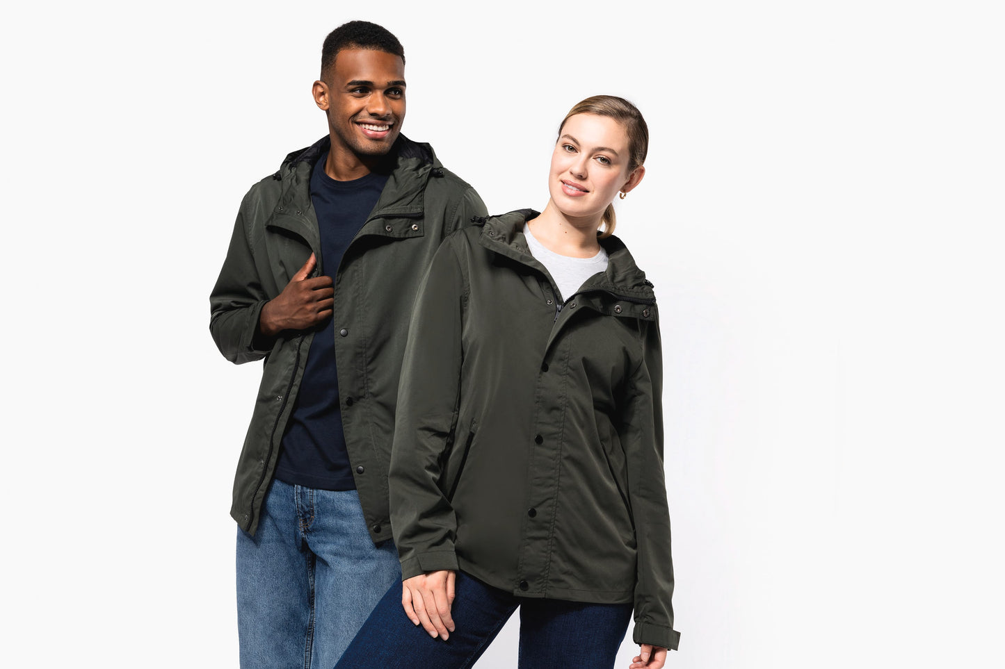 KNS600 - Giacca leggera con cappuccio unisex