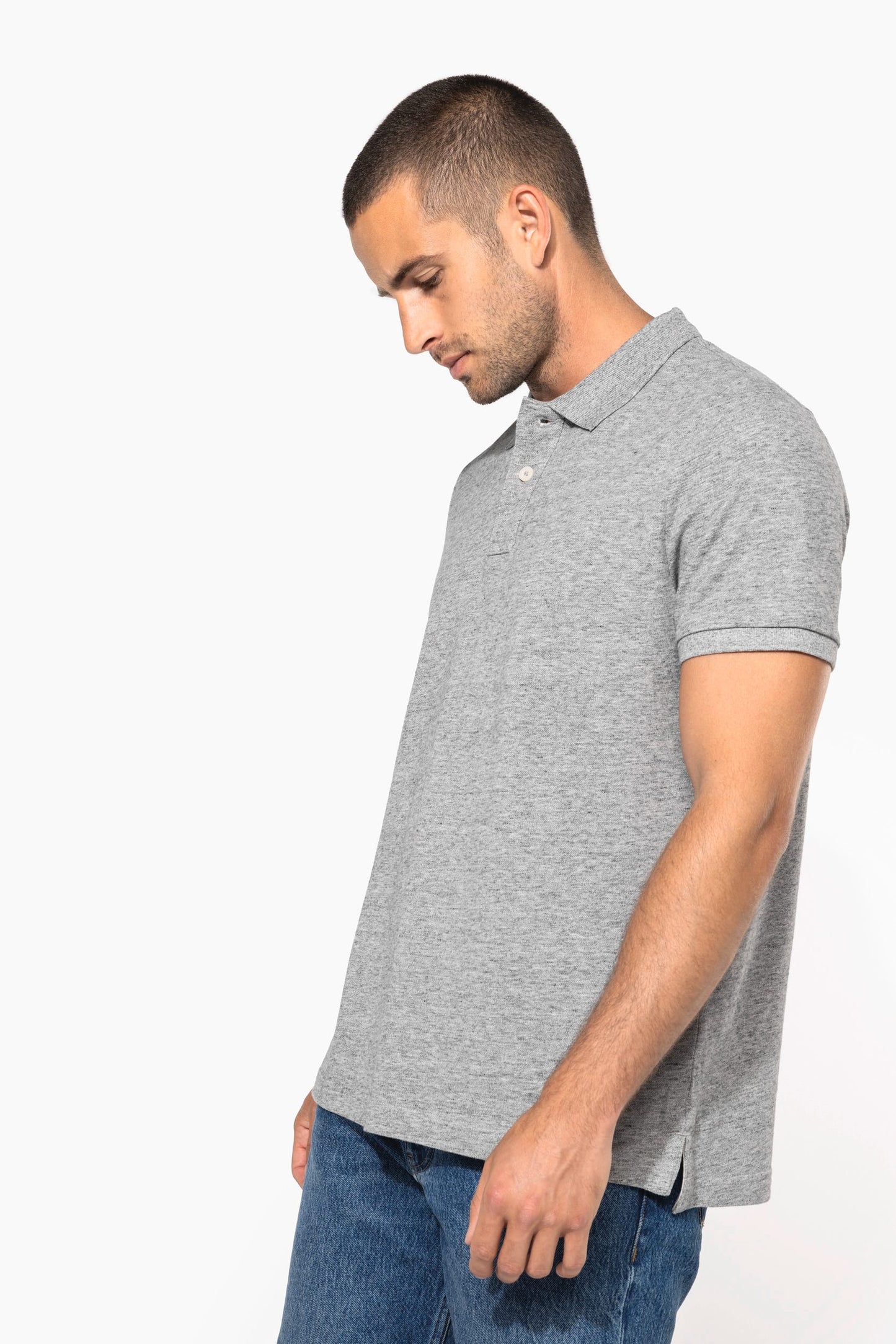 KV2206A - Polo uomo vintage manica corta