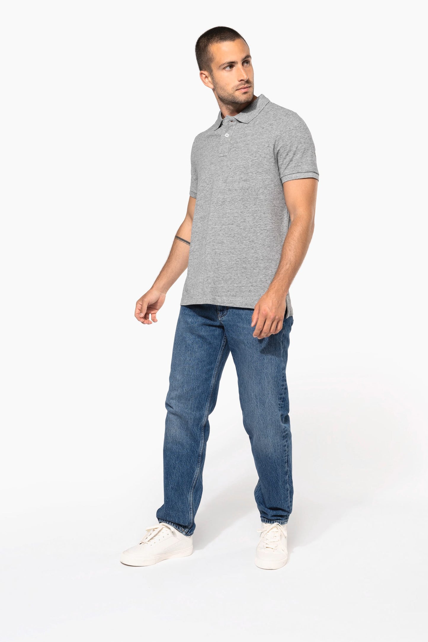 KV2206 - Polo uomo vintage manica corta
