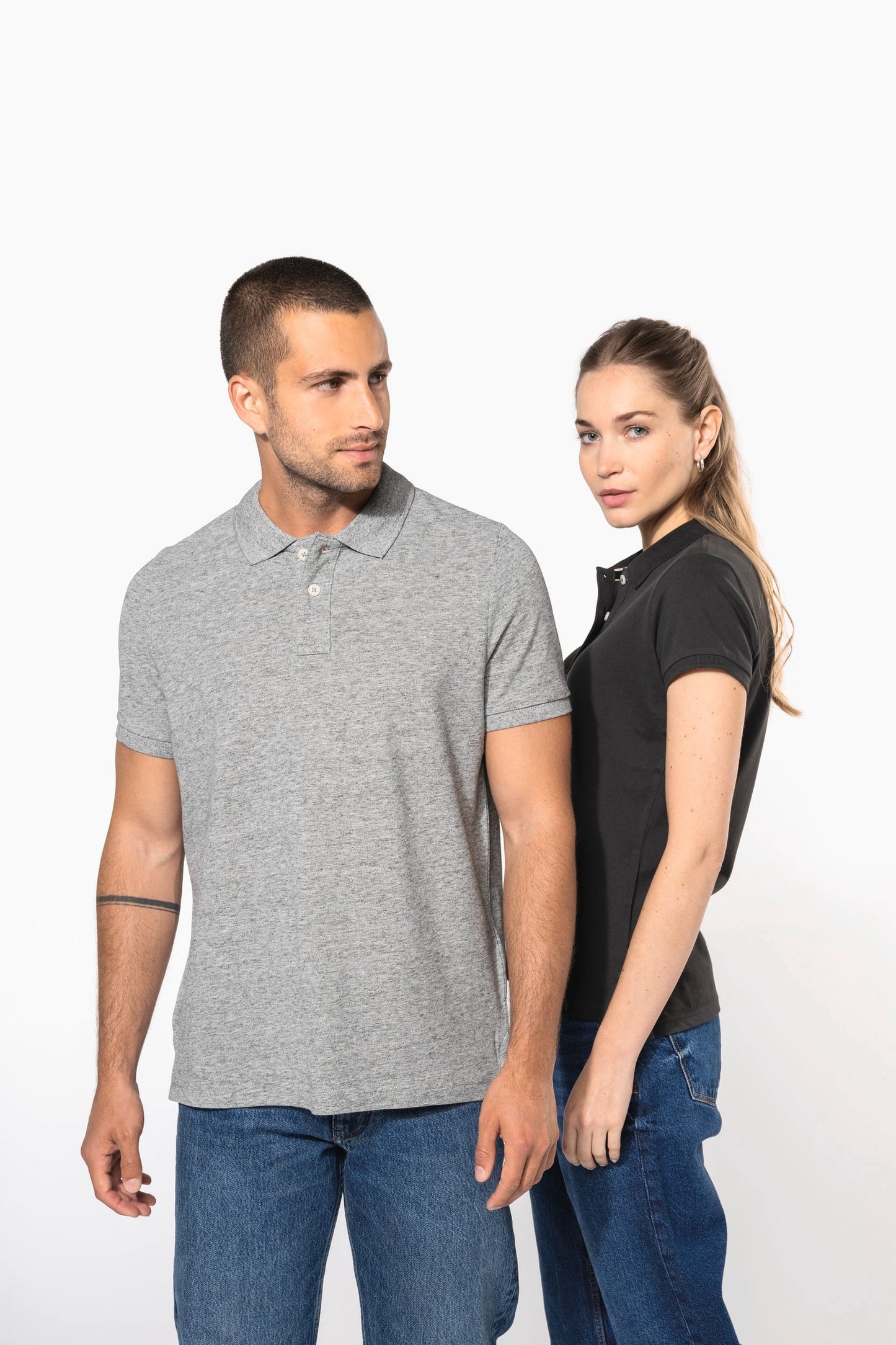 KV2206 - Polo uomo vintage manica corta