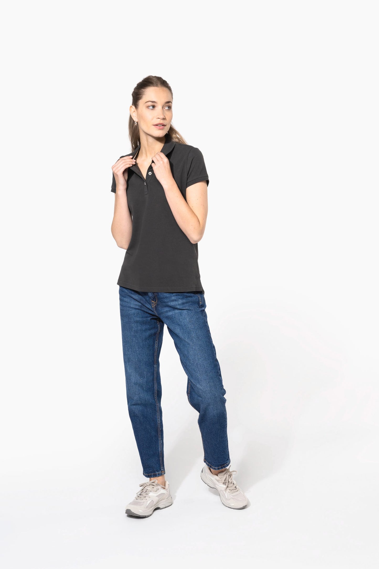 KV2207 - Polo donna vintage manica corta