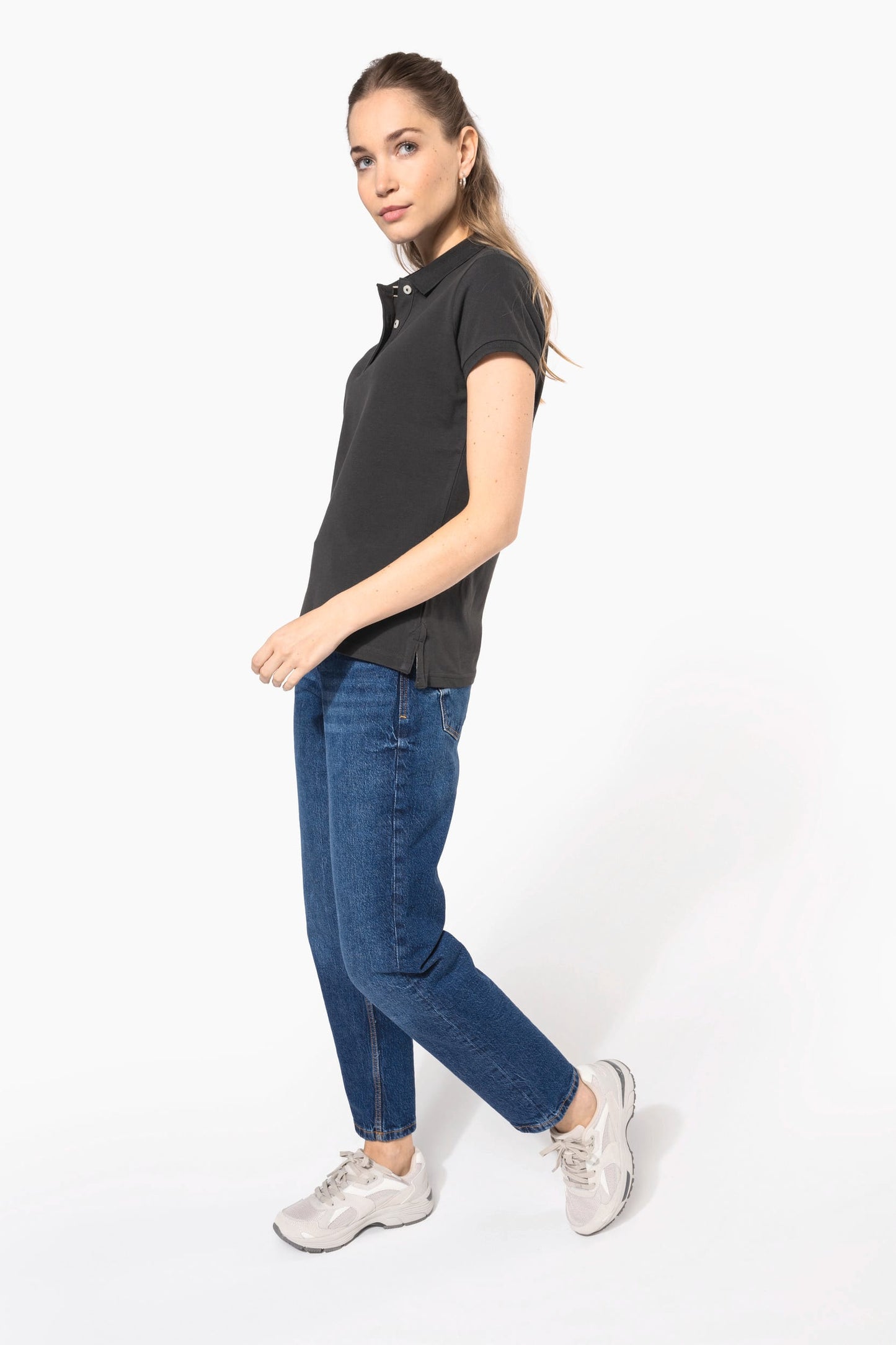 KV2207 - Polo donna vintage manica corta