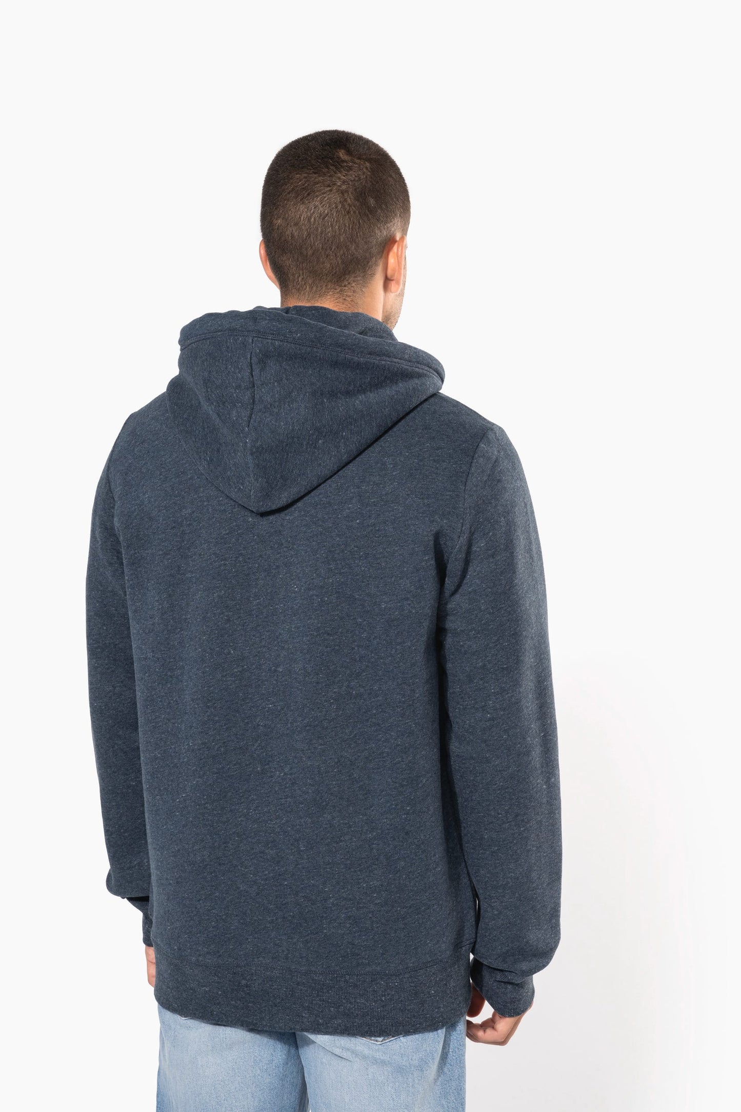 KV2306 - Felpa uomo vintage full zip con cappuccio