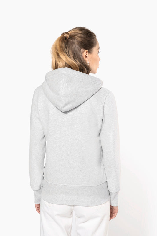 KV2307 - Felpa donna vintage full zip con cappuccio