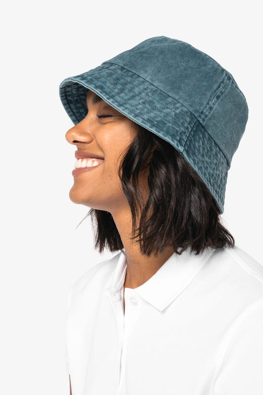 Cappello da pescatore unisex slavato vintage look ecosostenibile (NS020)