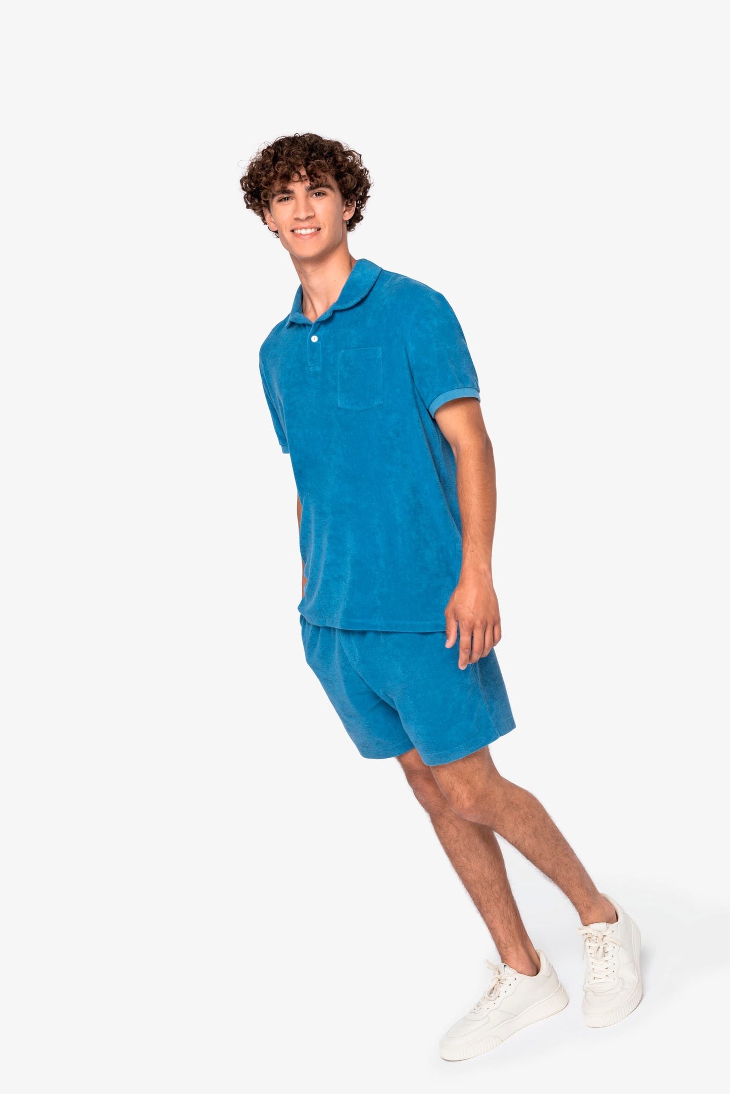Polo uomo ecosostenibile in spugna (NS227)