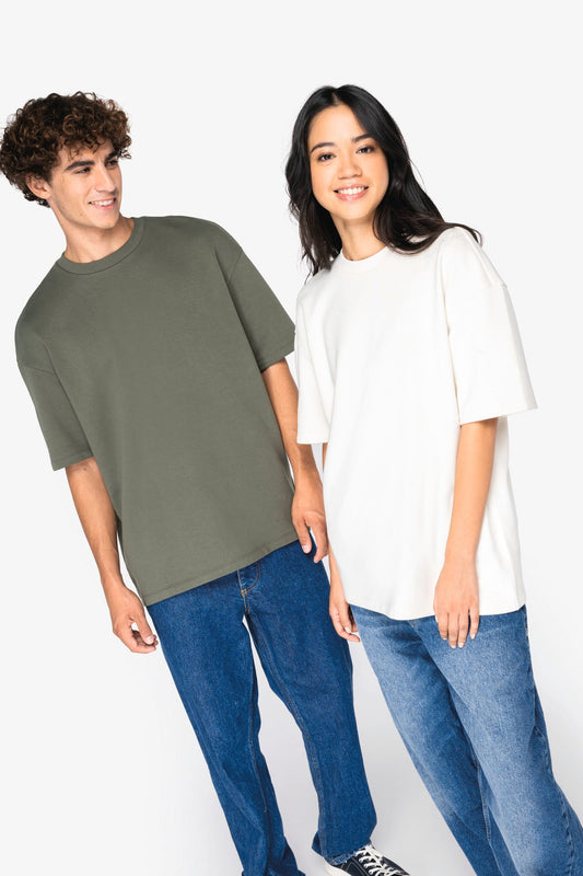 T-shirt unisex oversize ecosostenibile French Terry (NS308)