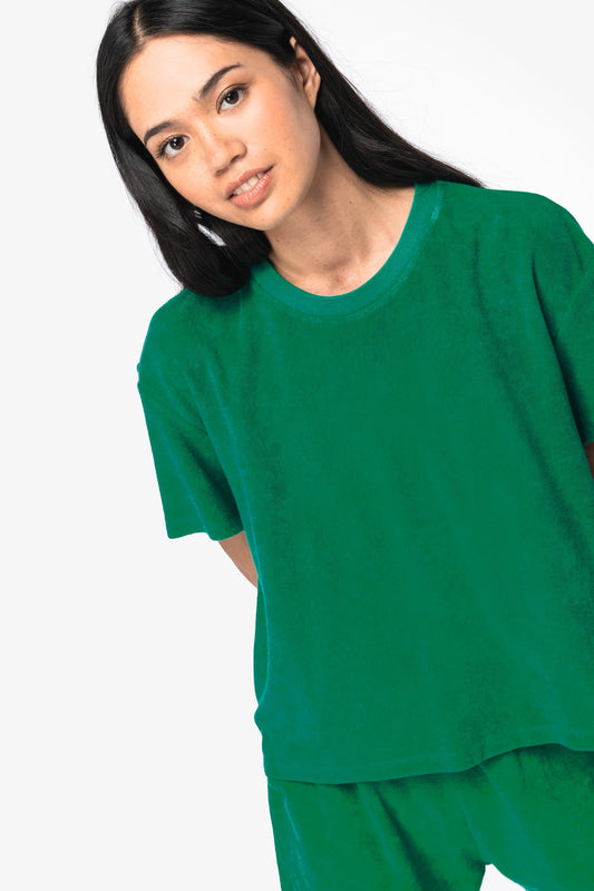 T-shirt donna ecosostenibile in spugna (NS328)