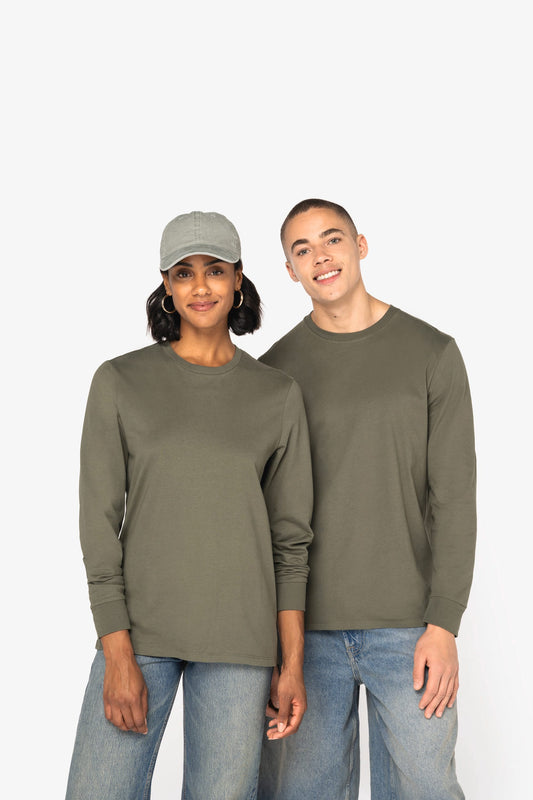 T-shirt unisex ecosostenibile maniche lunghe (NS333)
