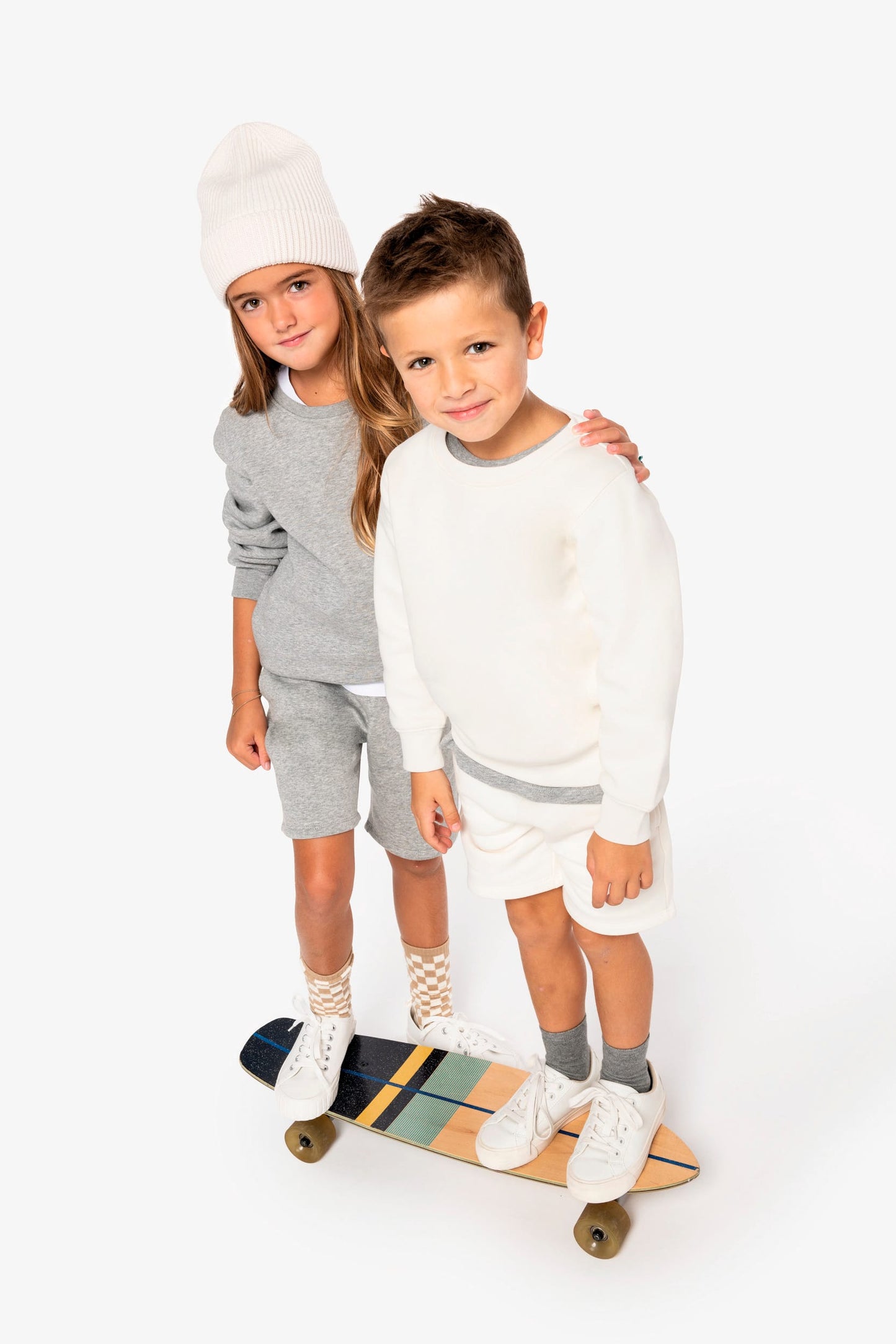 Felpa girocollo bambino ecosostenibile (NS403)
