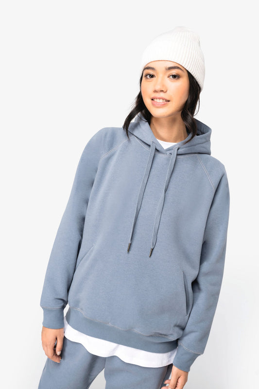 Felpa raglan donna con cappuccio ecosostenibile (NS422C)