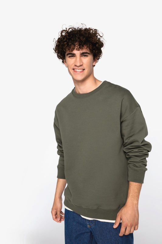 Felpa girocollo unisex oversize ecosostenibile (NS440)