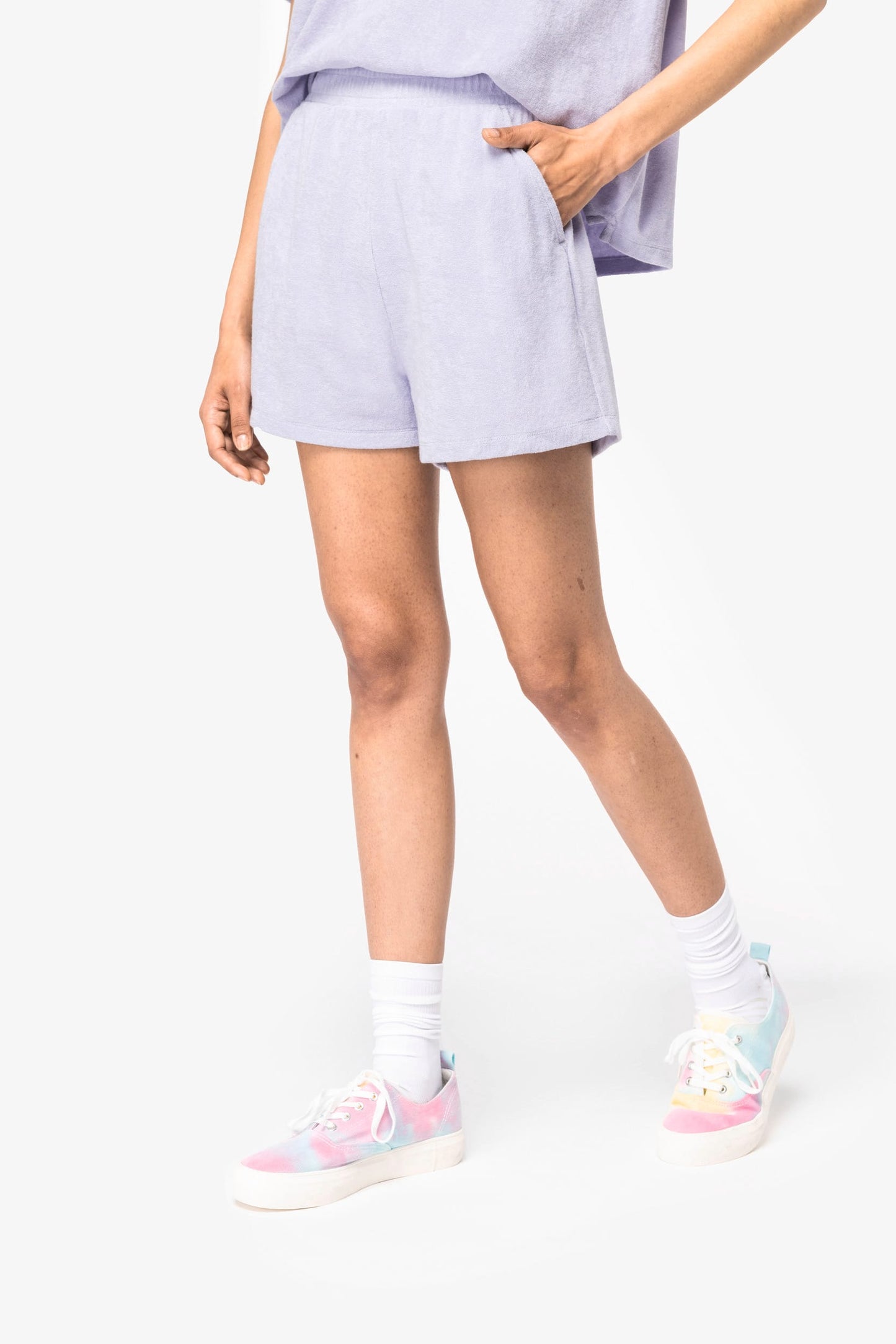 Short donna ecosostenibili in spugna (NS728)