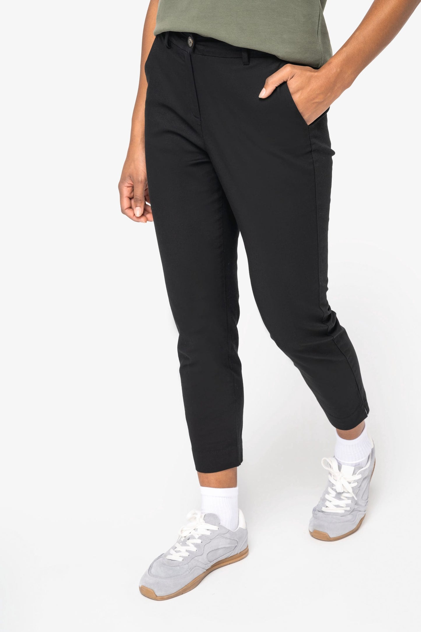 Pantaloni chino 7/8 donna ecosostenibili (NS737)
