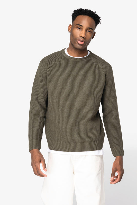 Pullover uomo ecosostenibile a maglia grossa (NS911)