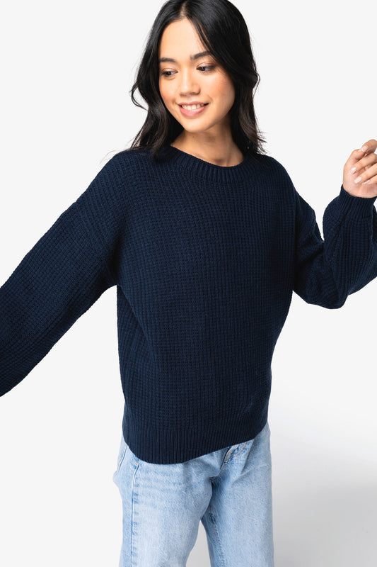 Pullover donna ecosostenibile in lana merino (NS920)