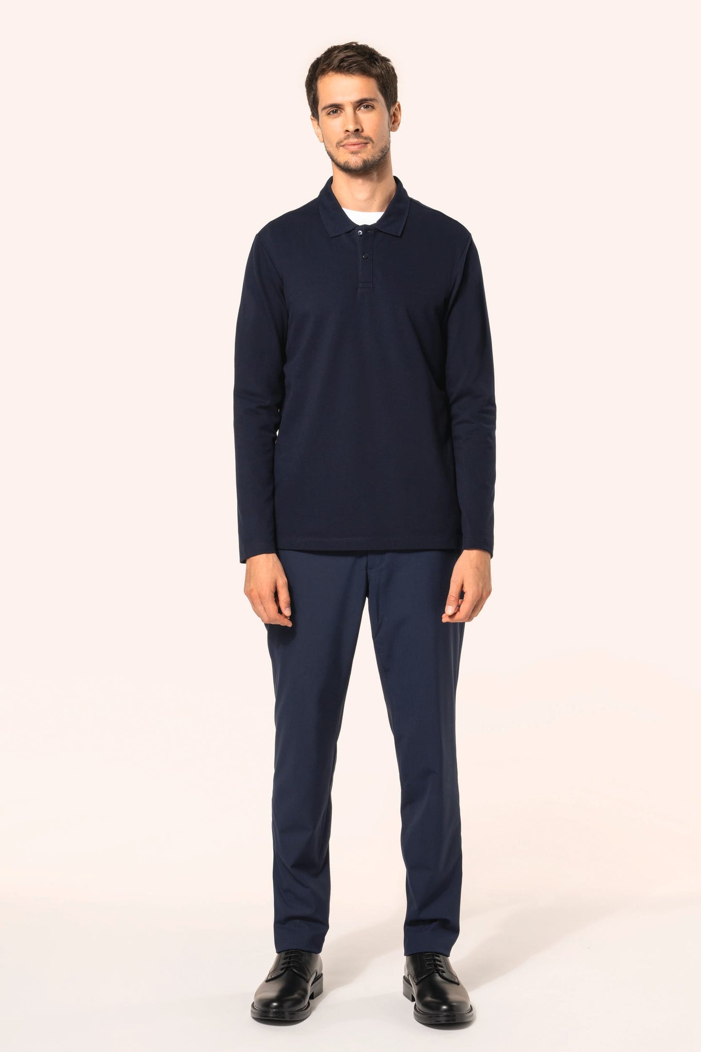 PK202 - Polo uomo Supima® maniche lunghe