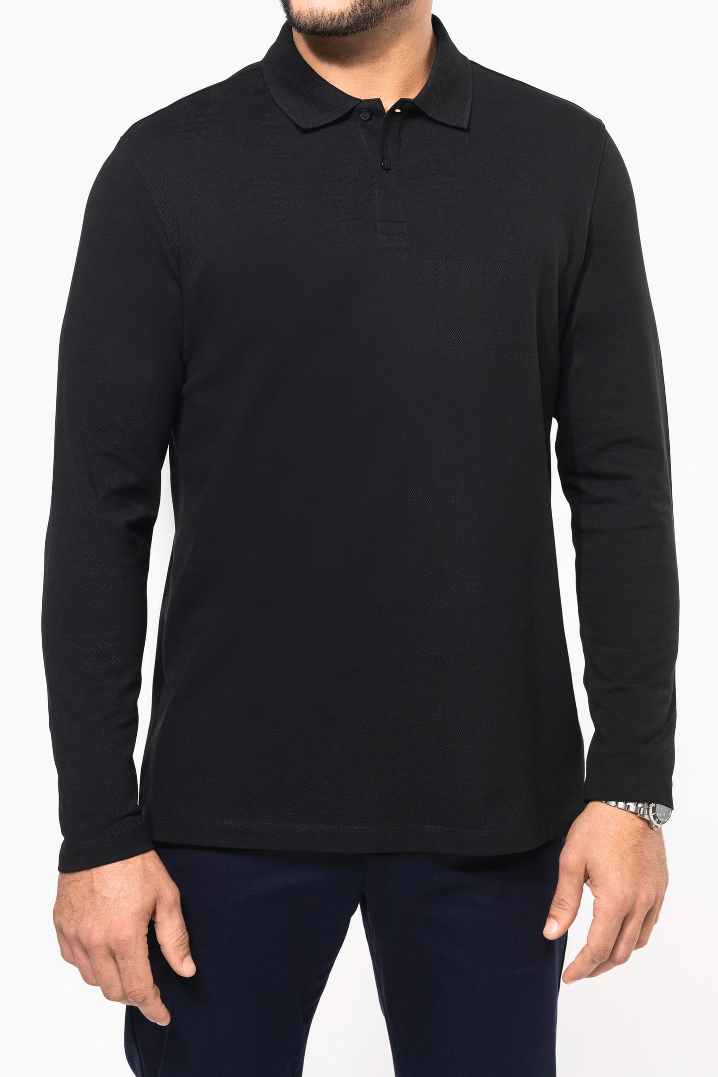 PK202 - Polo uomo Supima® maniche lunghe