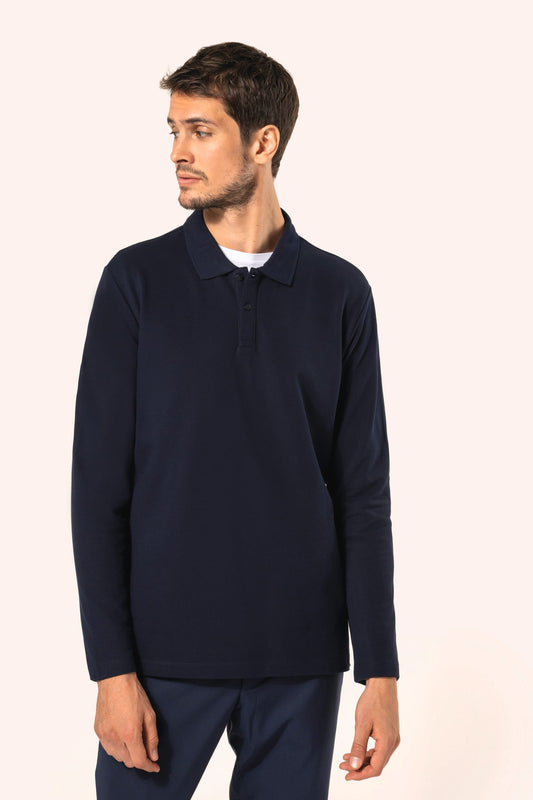 PK202 - Polo uomo Supima® maniche lunghe