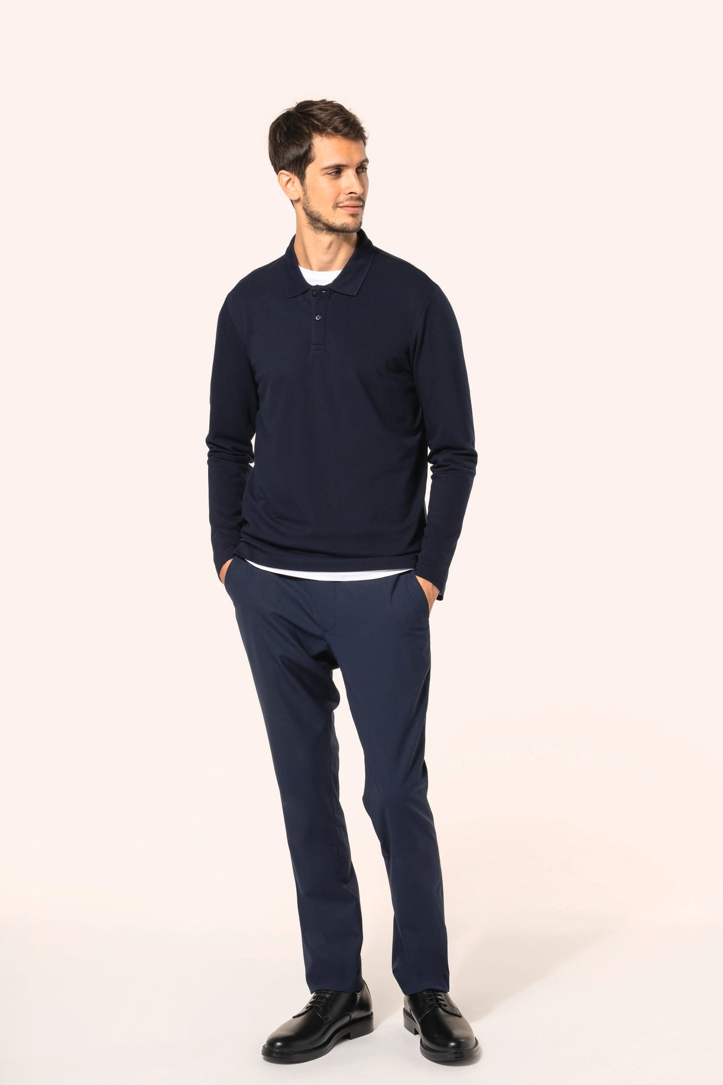 PK202 - Polo uomo Supima® maniche lunghe