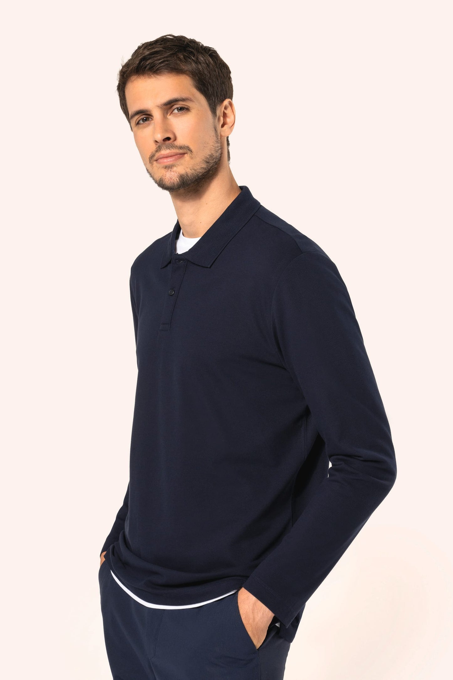 PK202 - Polo uomo Supima® maniche lunghe