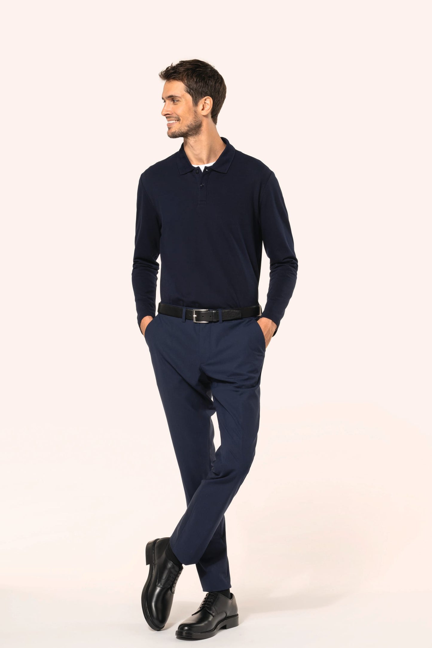 PK202 - Polo uomo Supima® maniche lunghe