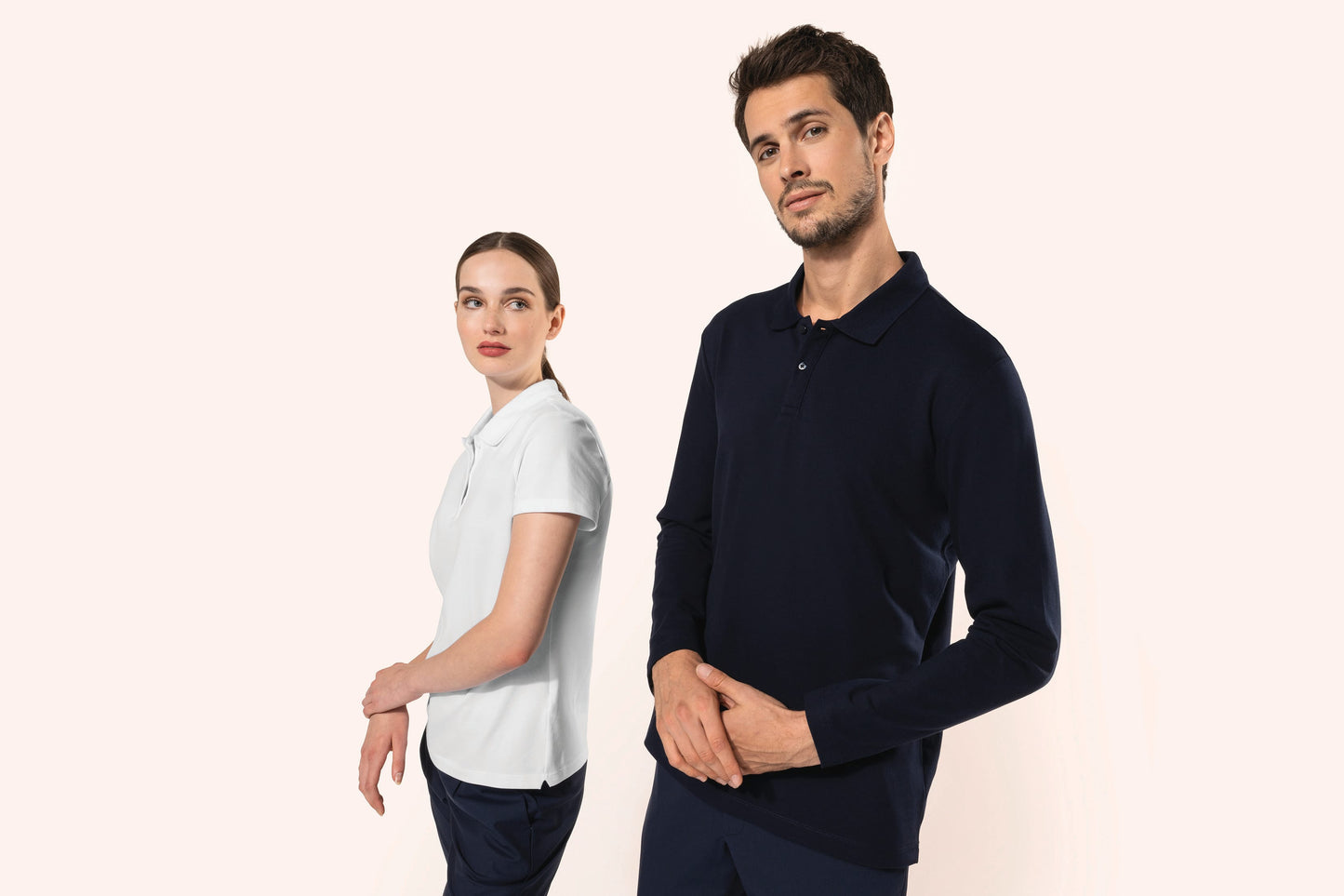 PK202 - Polo uomo Supima® maniche lunghe
