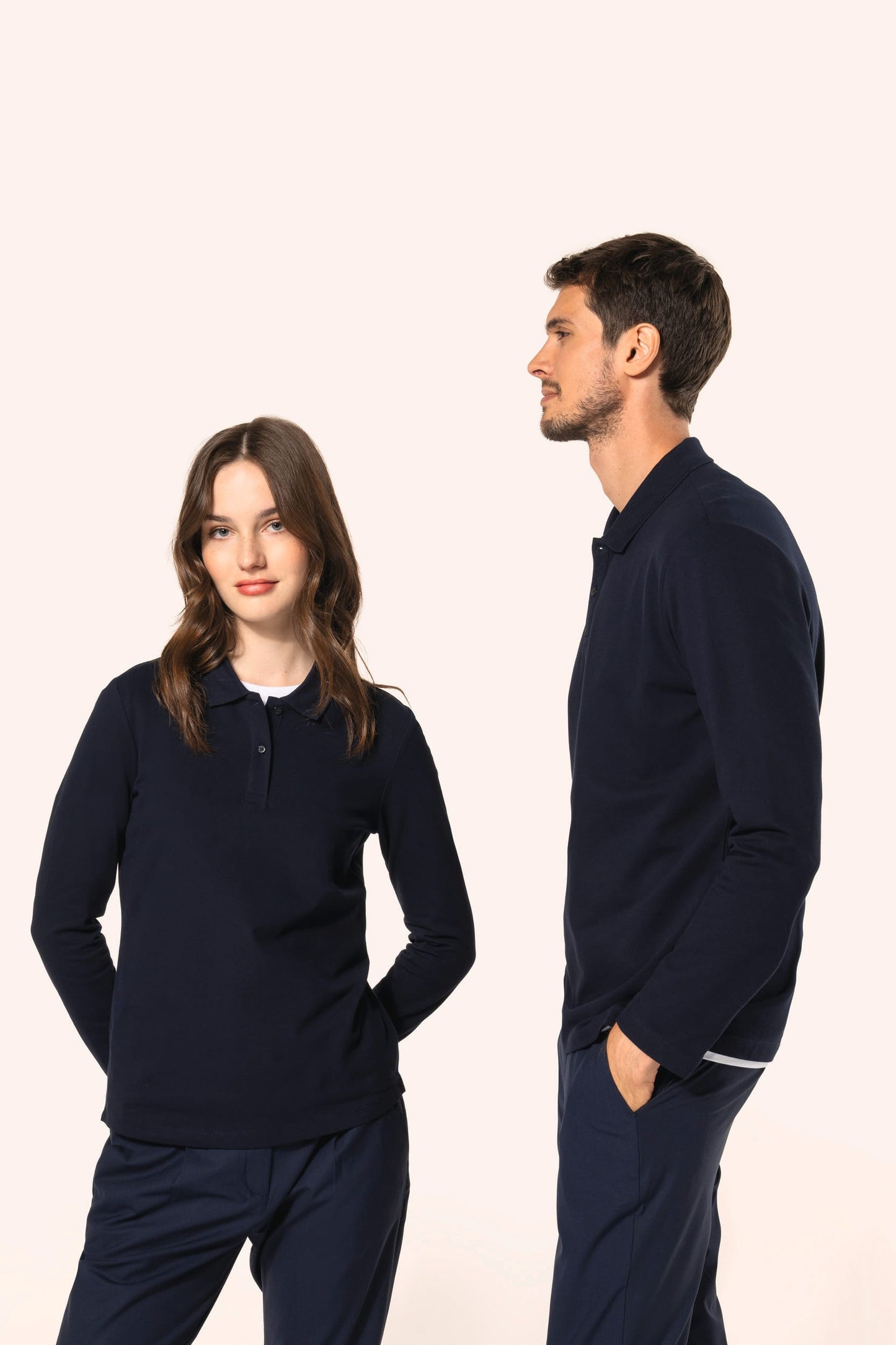 PK203 - Polo donna Supima® maniche lunghe