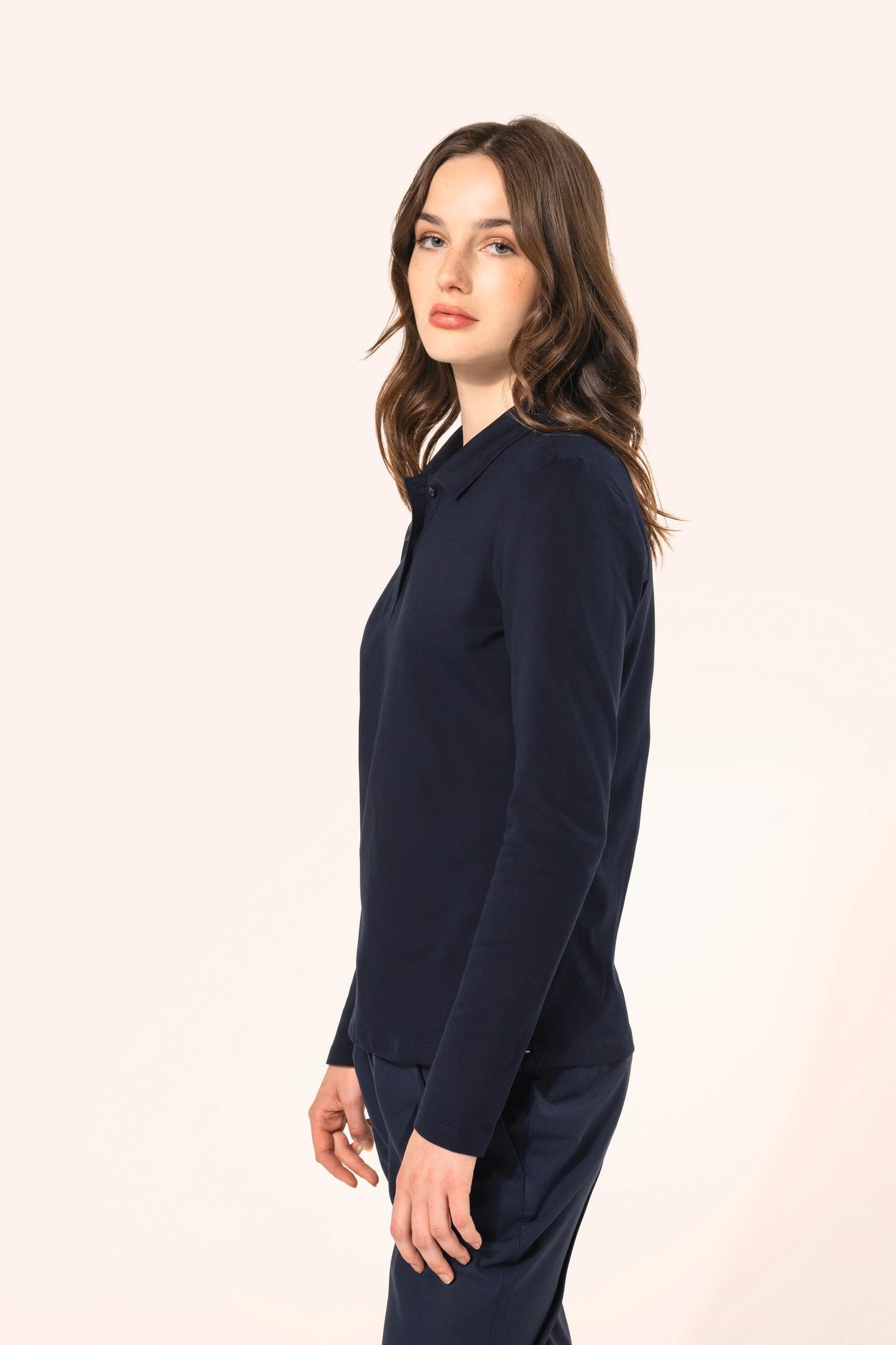 PK203 - Polo donna Supima® maniche lunghe