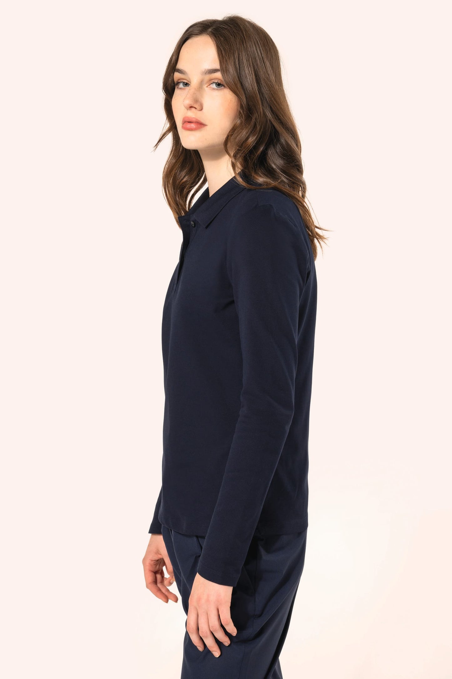PK203 - Polo donna Supima® maniche lunghe