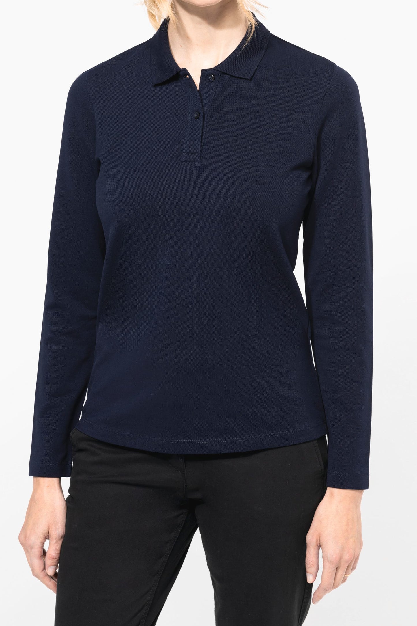 PK203 - Polo donna Supima® maniche lunghe