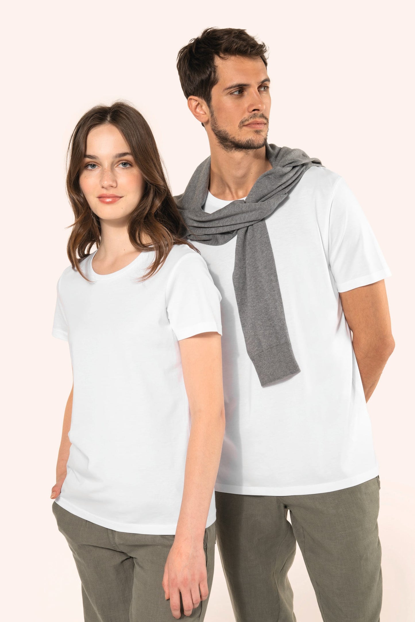PK301 - T-shirt donna Supima® maniche corte e girocollo