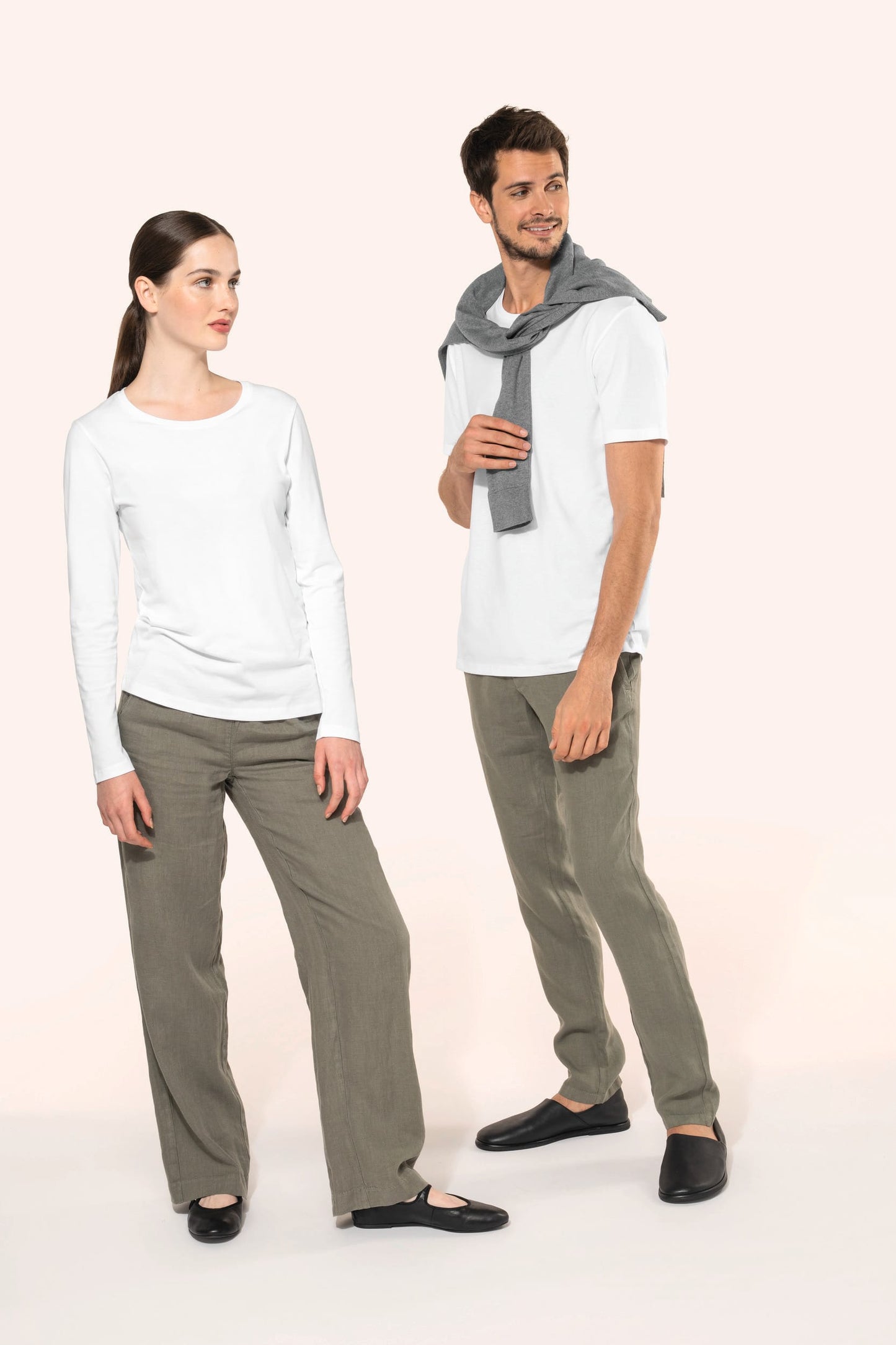 PK301 - T-shirt donna Supima® maniche corte e girocollo