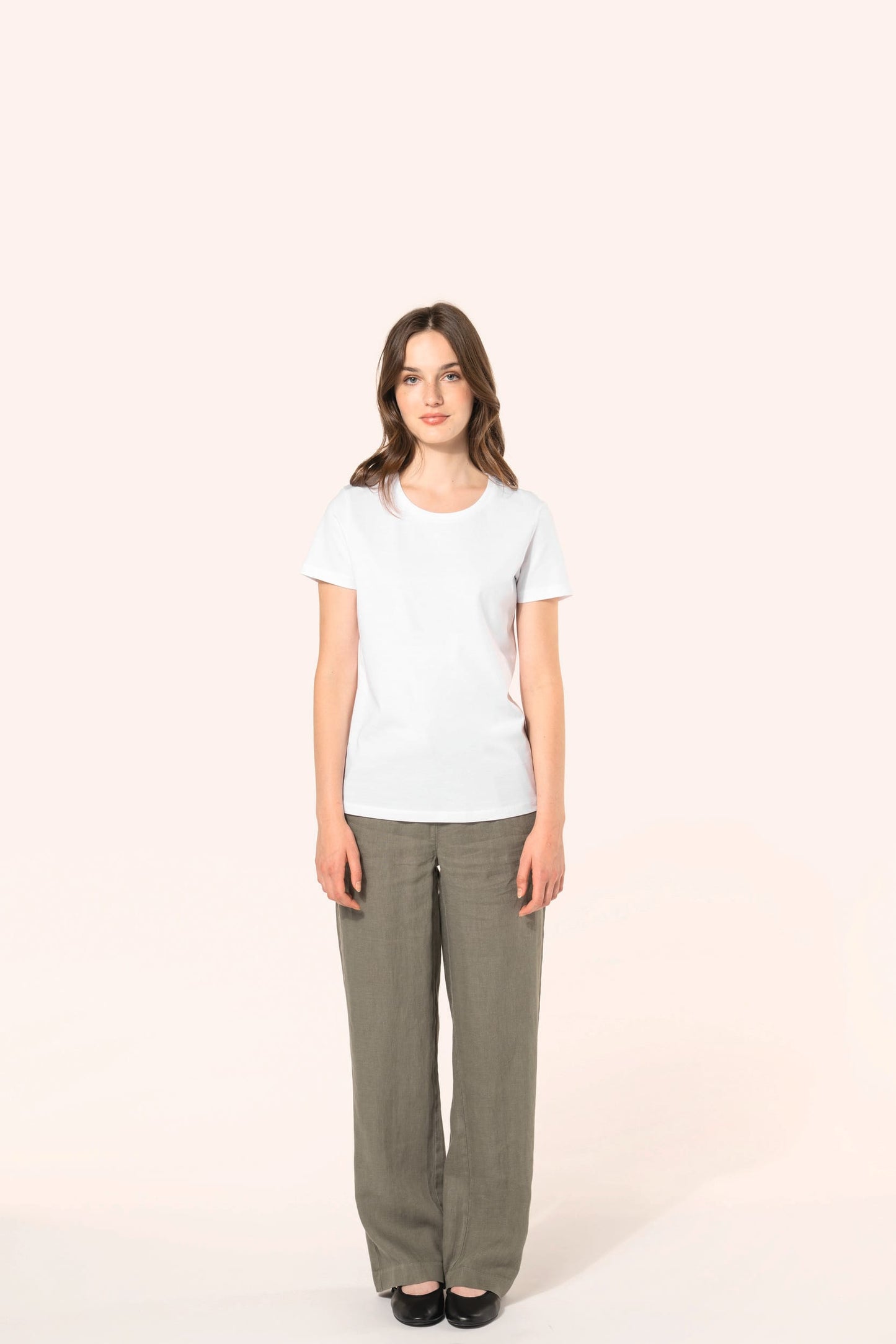 PK301 - T-shirt donna Supima® maniche corte e girocollo