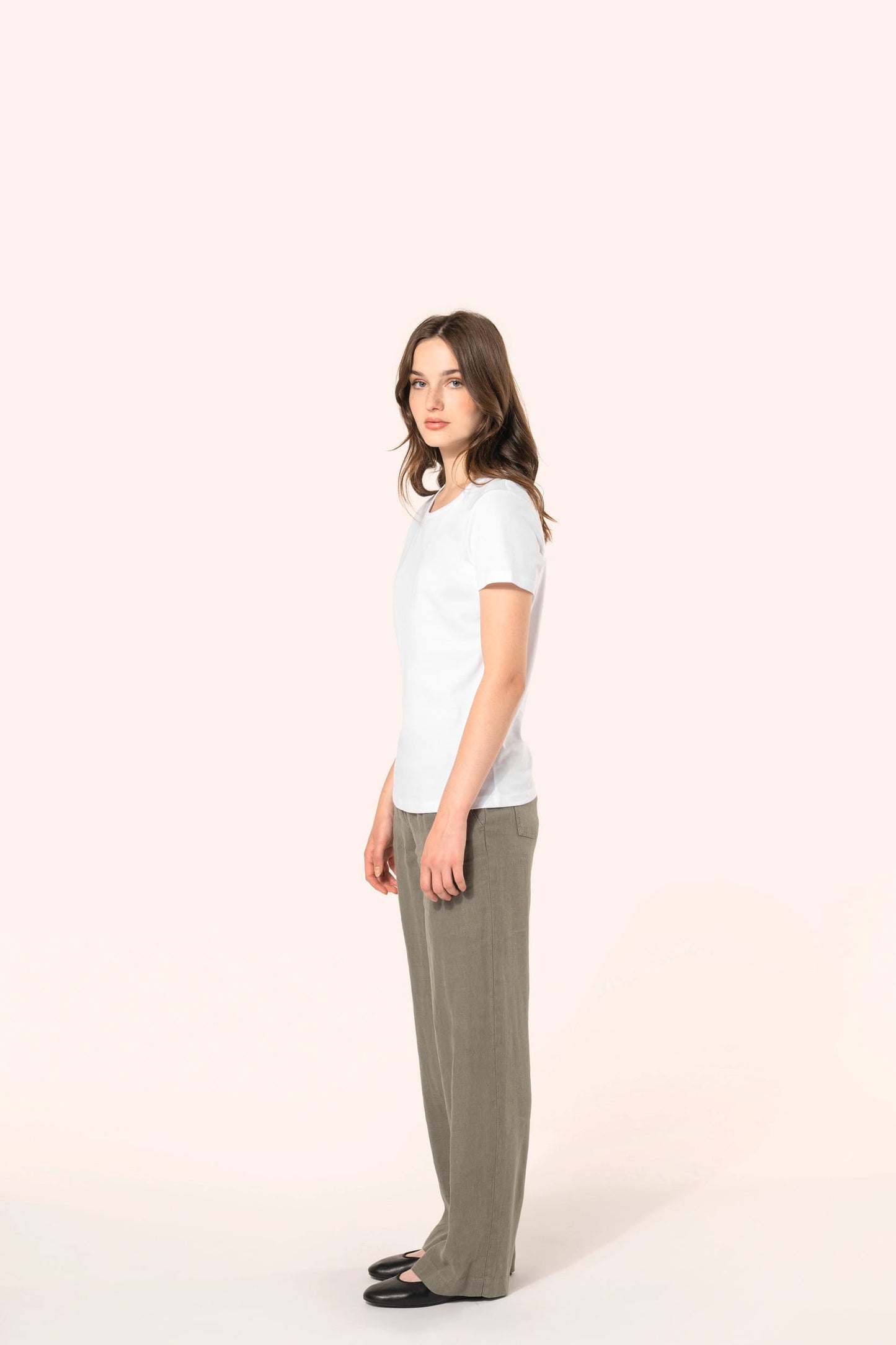 PK301 - T-shirt donna Supima® maniche corte e girocollo