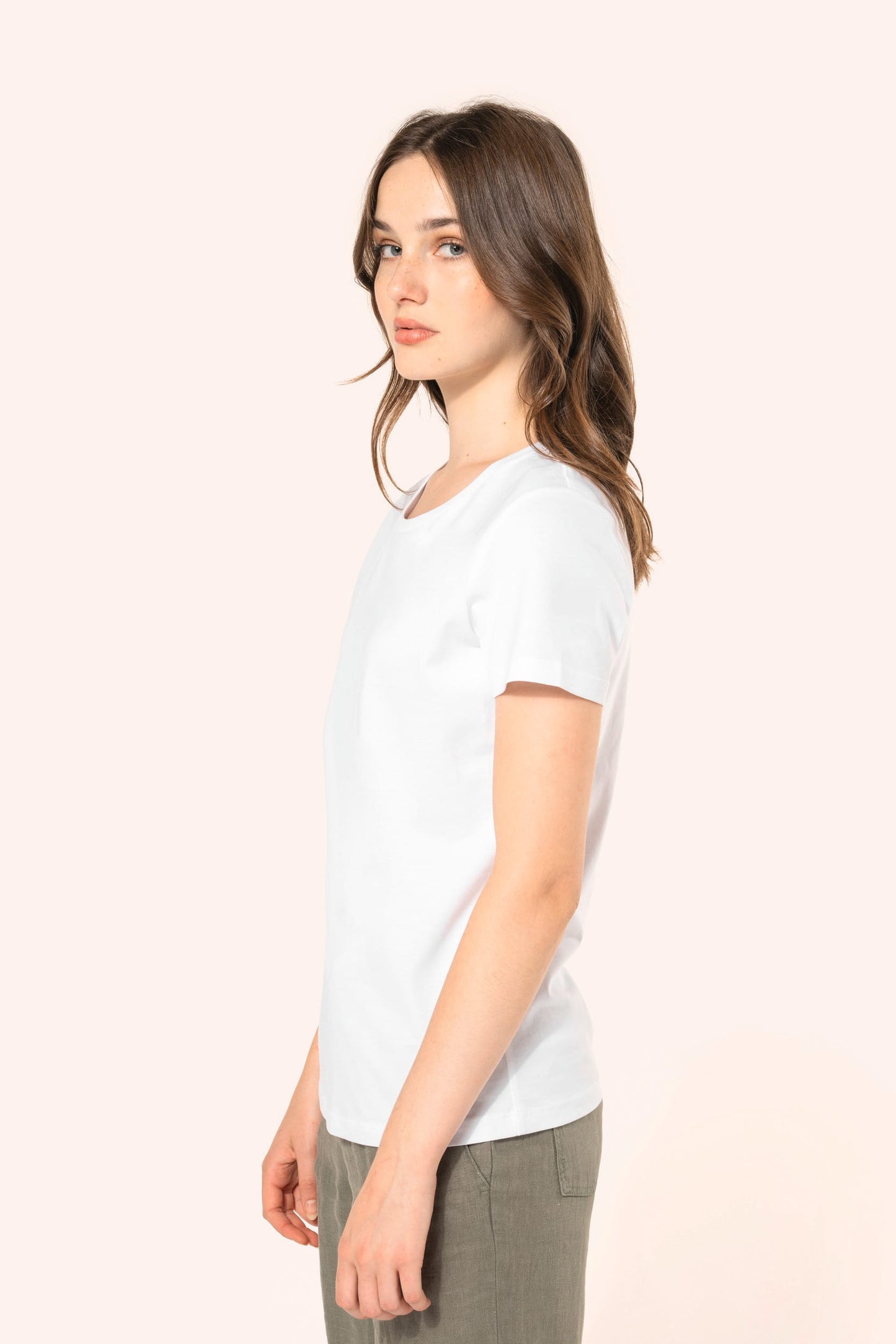PK301 - T-shirt donna Supima® maniche corte e girocollo