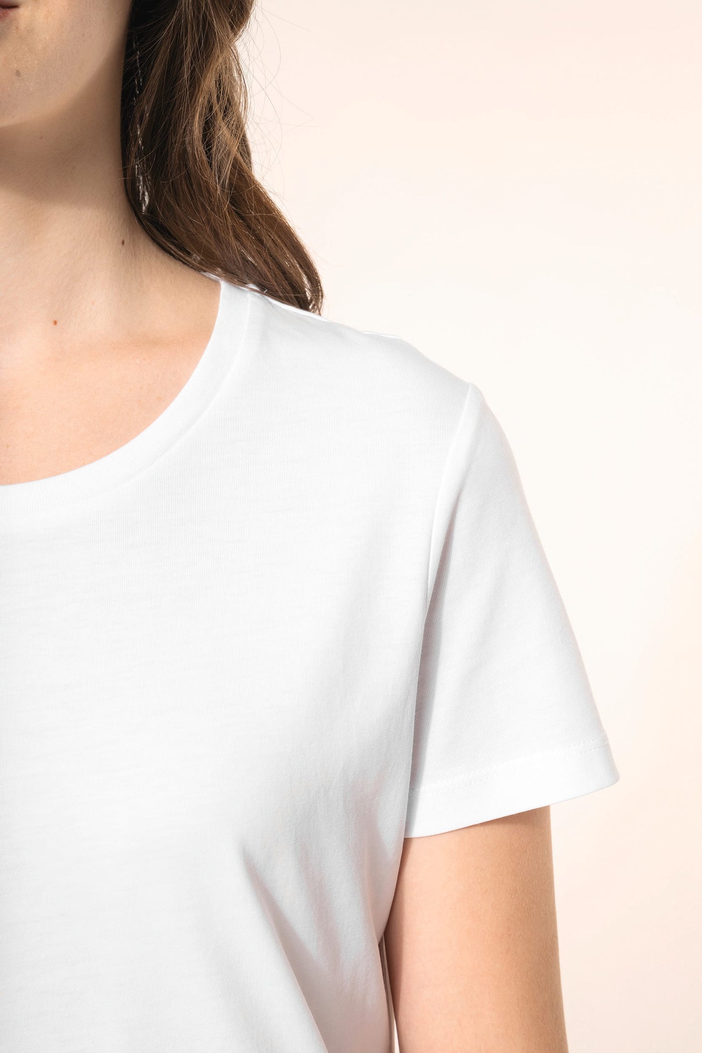 PK301 - T-shirt donna Supima® maniche corte e girocollo